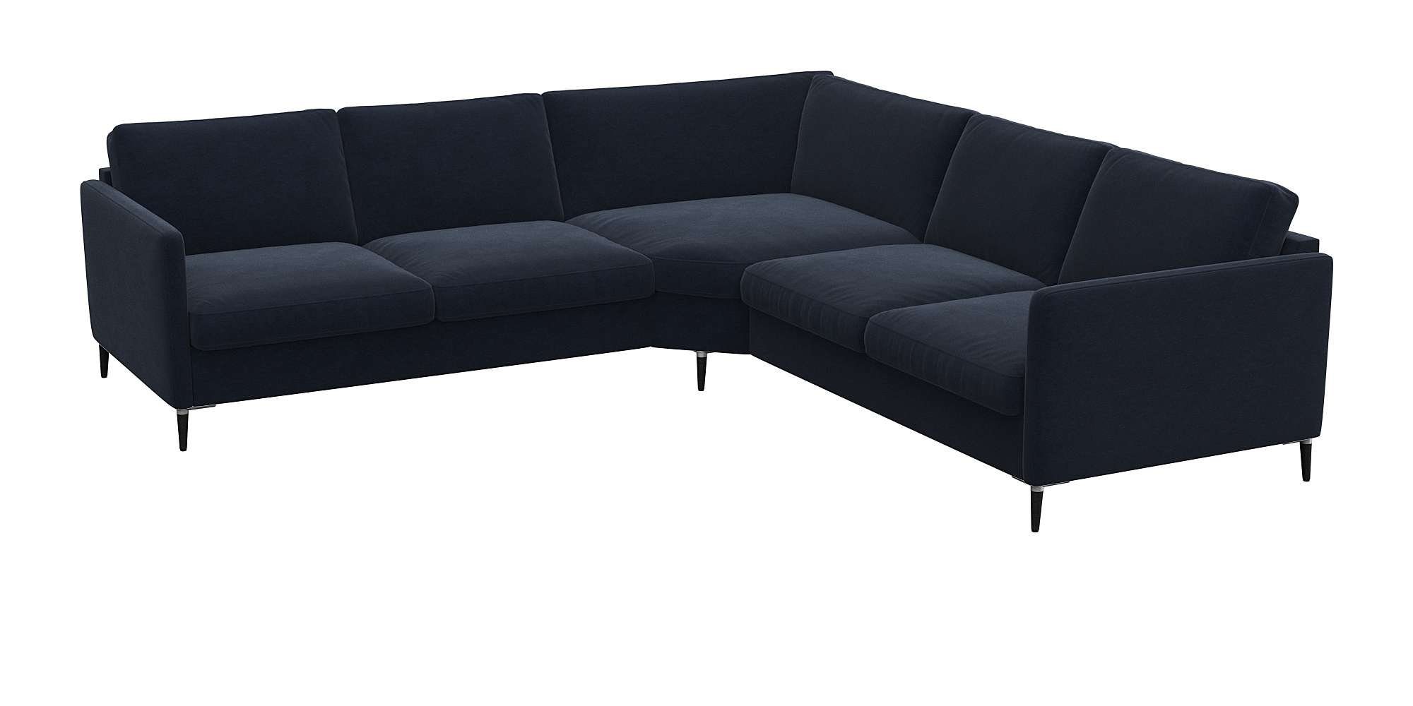 FLEXLUX Hoekbank Fiore, L-vorm, comfortabel en aangenaam door hoogwaardige zitopbouw