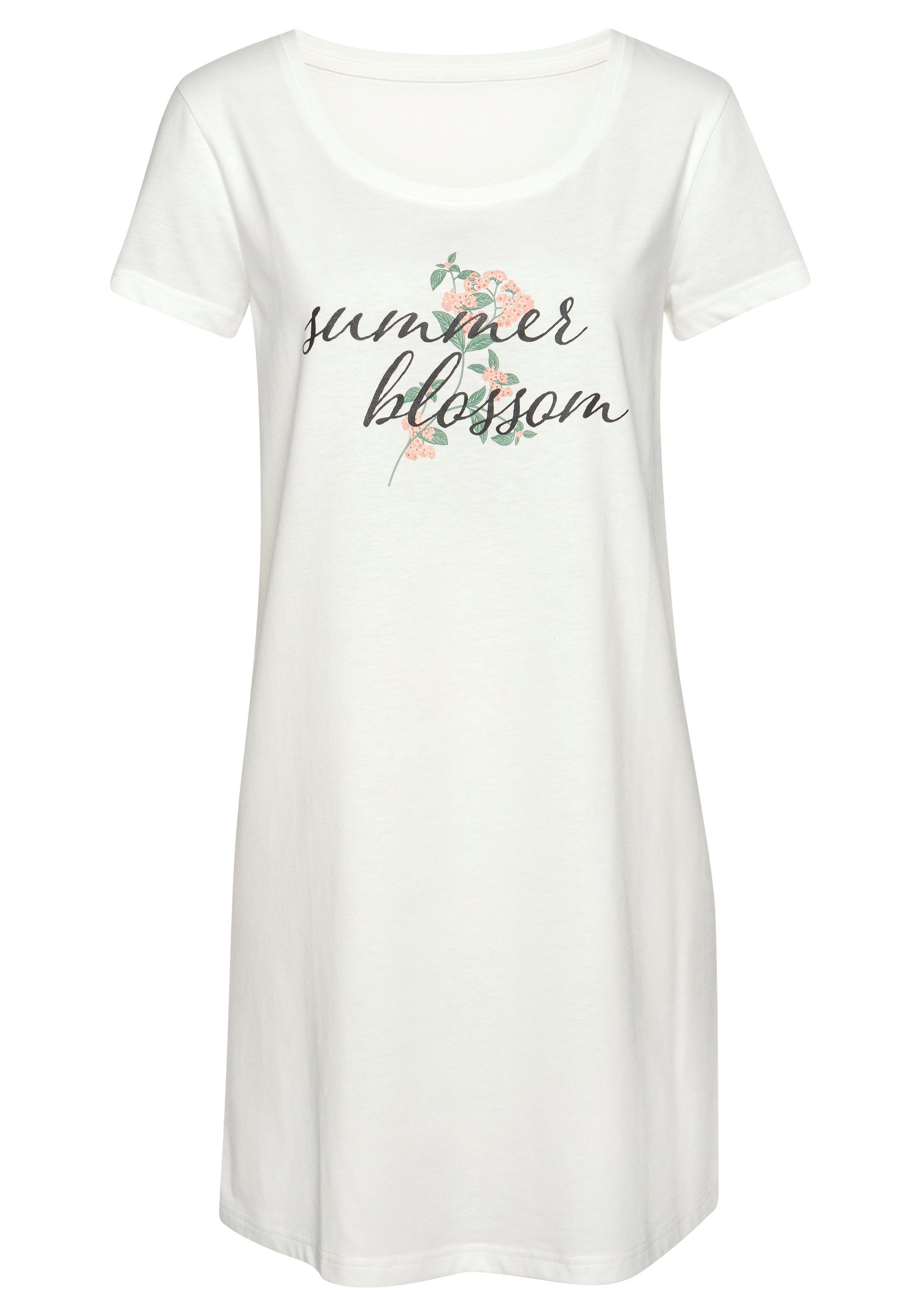 Vivance Dreams Nachthemd met statement-print