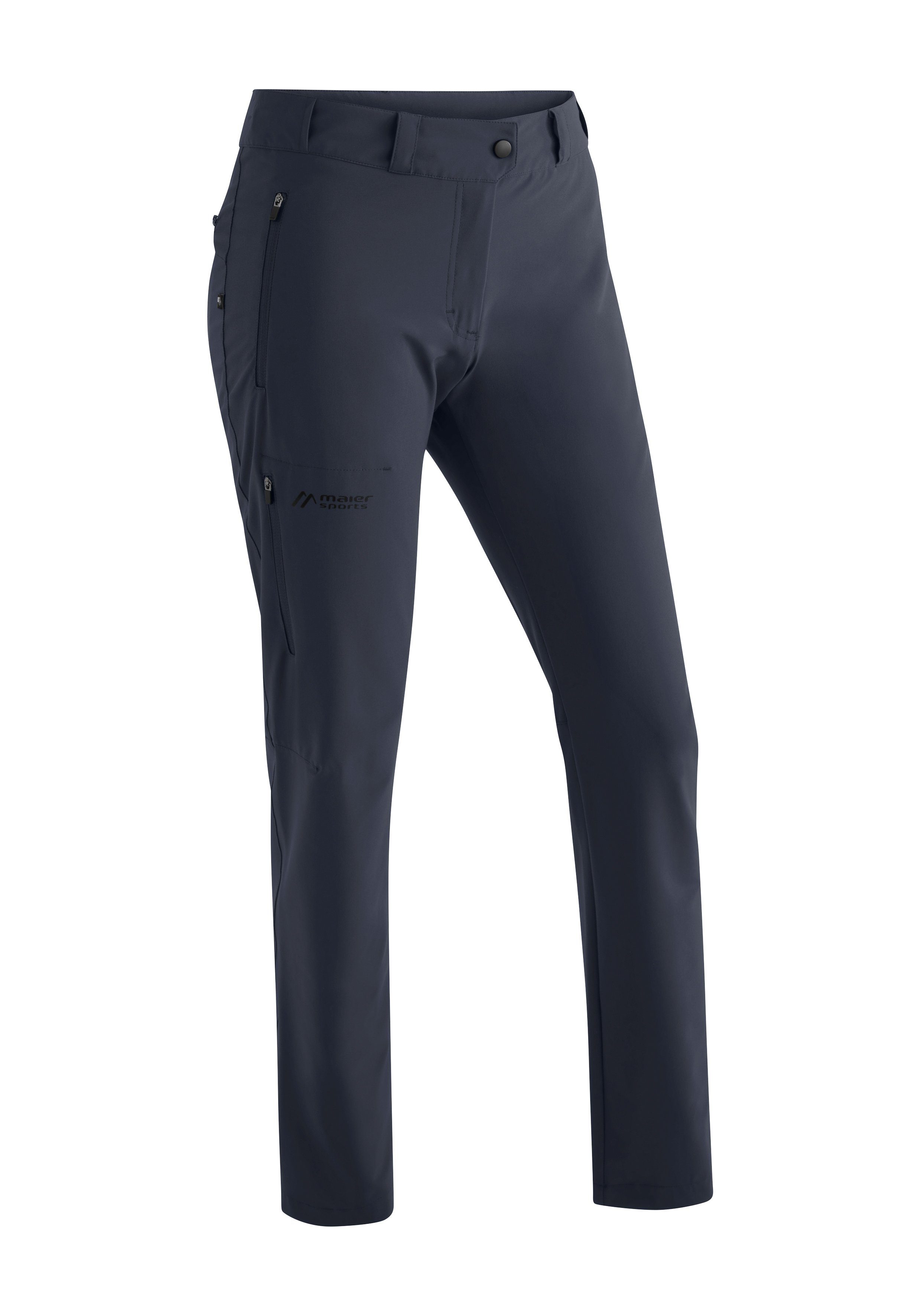 Maier Sports Outdoorbroek Latit slim W Dames wandelbroek, lange outdoorbroek, trekkingbroek slim