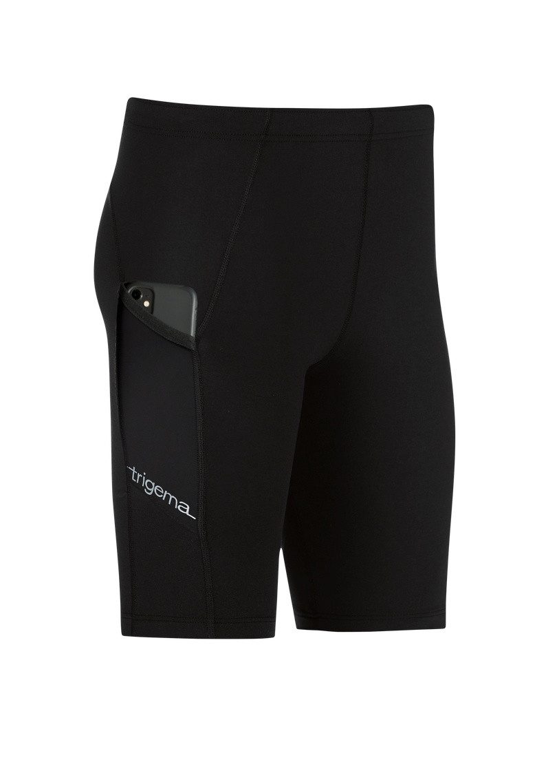 Trigema Trainingsbroek TRIGEMA sportbroek met tasje voor de mobiele telefoon (1-delig)