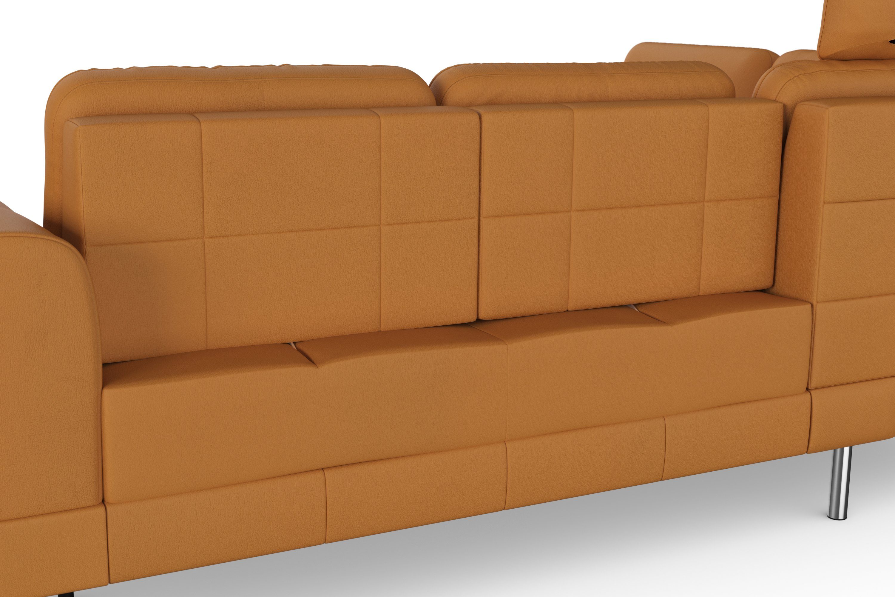 sit&more Hoekbank Bendigo L-vorm inclusief zitdiepteverstelling, bodemvrijheid 15 cm, in 2 pootkleuren