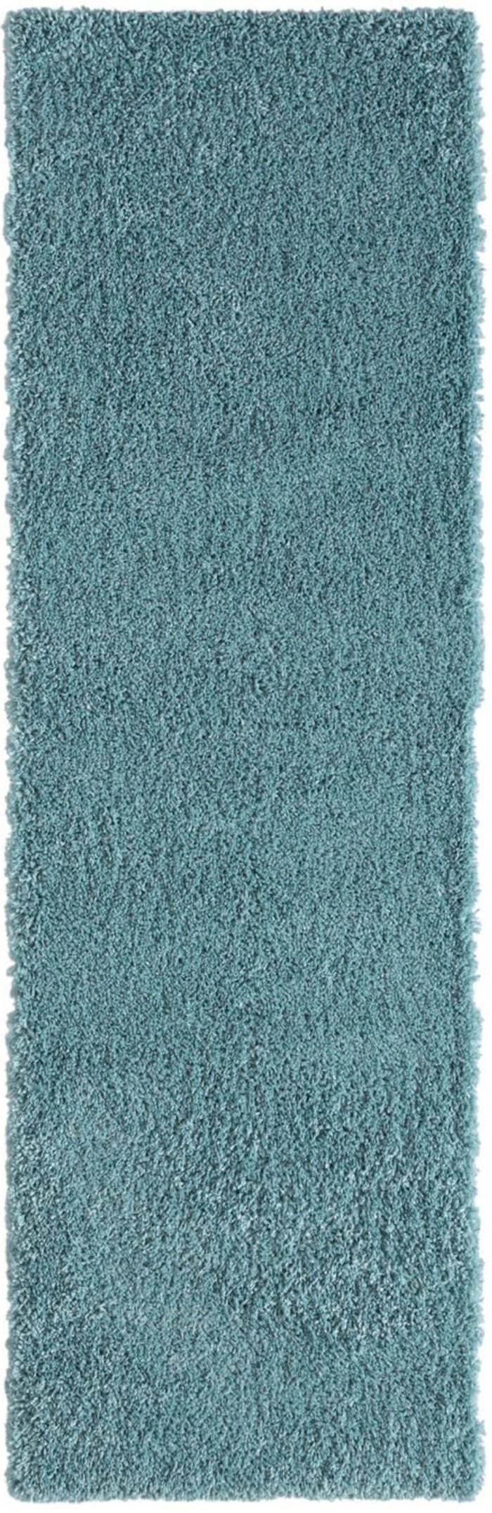 Myflair Möbel & Accessoires Set slaapkamerkleedjes met hoge pool My Shaggy Shaggy, uni-kleuren, licht glanzend, extra fluffy, loper-set