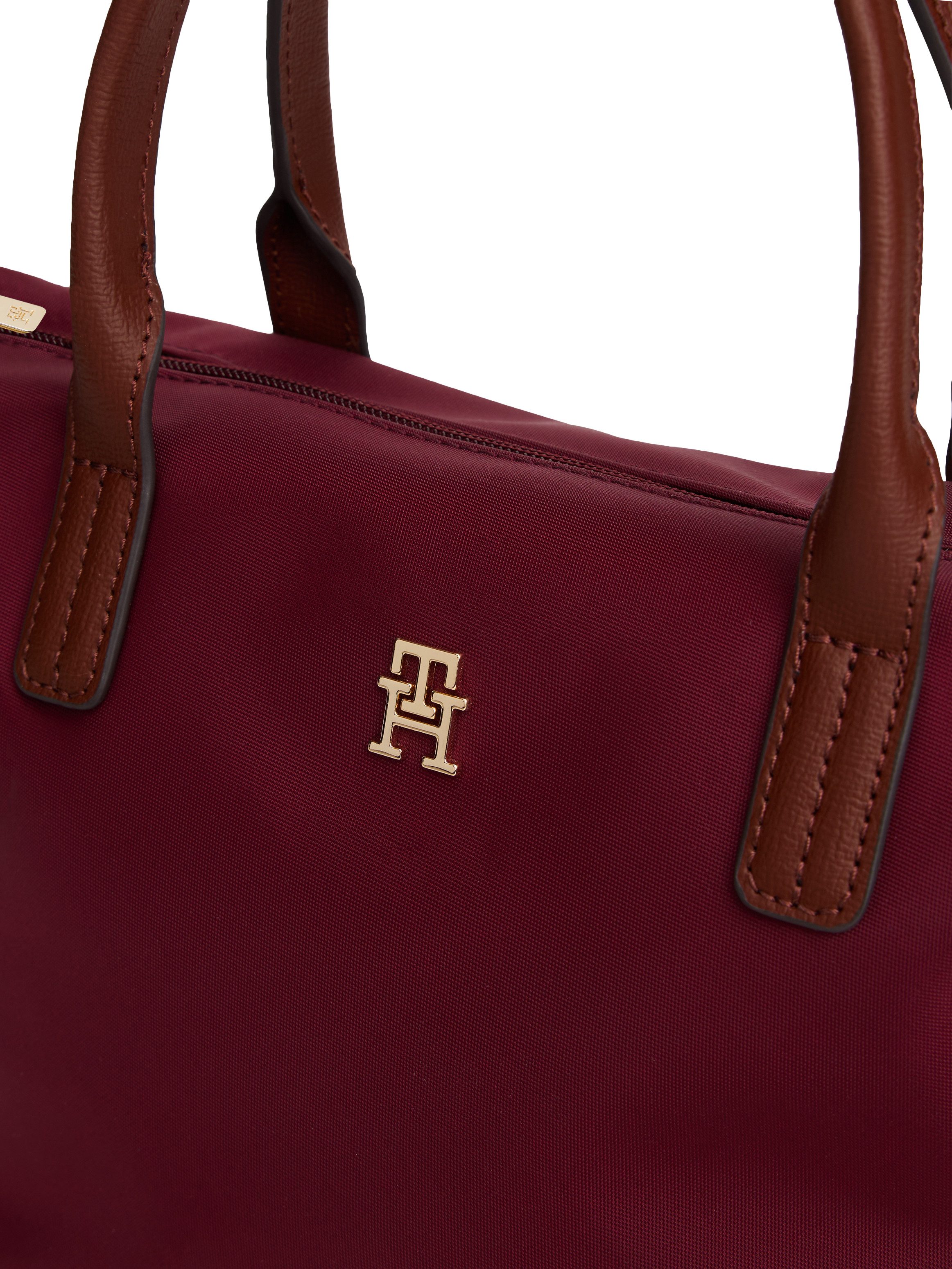 Tommy Hilfiger Draagtas POPETTE MINI TOTE , dames schoudertas, minibag met afneembare schouderriem