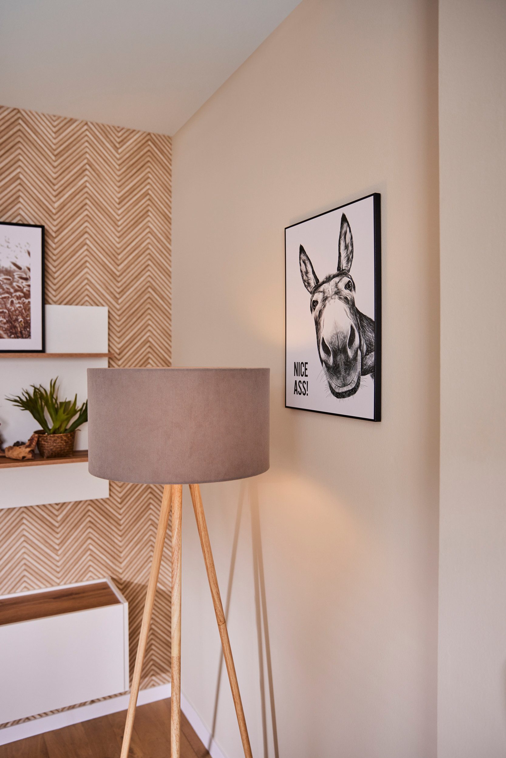 Reinders! Artprint met lijst Nice Ass