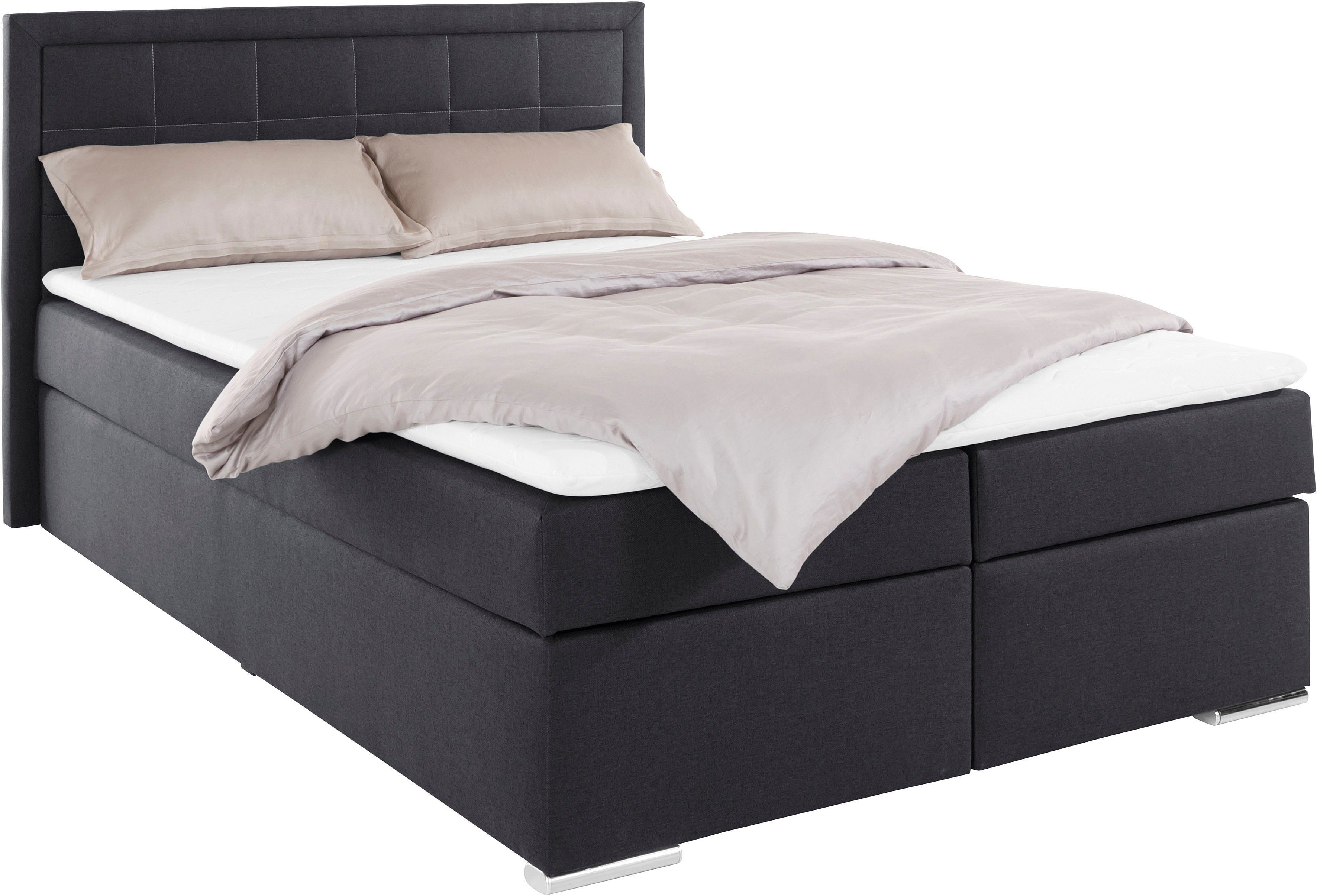 COLLECTION AB Boxspring "Athena", OTTOs keuze, topseller optioneel met bedlade inclusief topper bij uitvoering met matras, in hardheden h2, h3, h4
