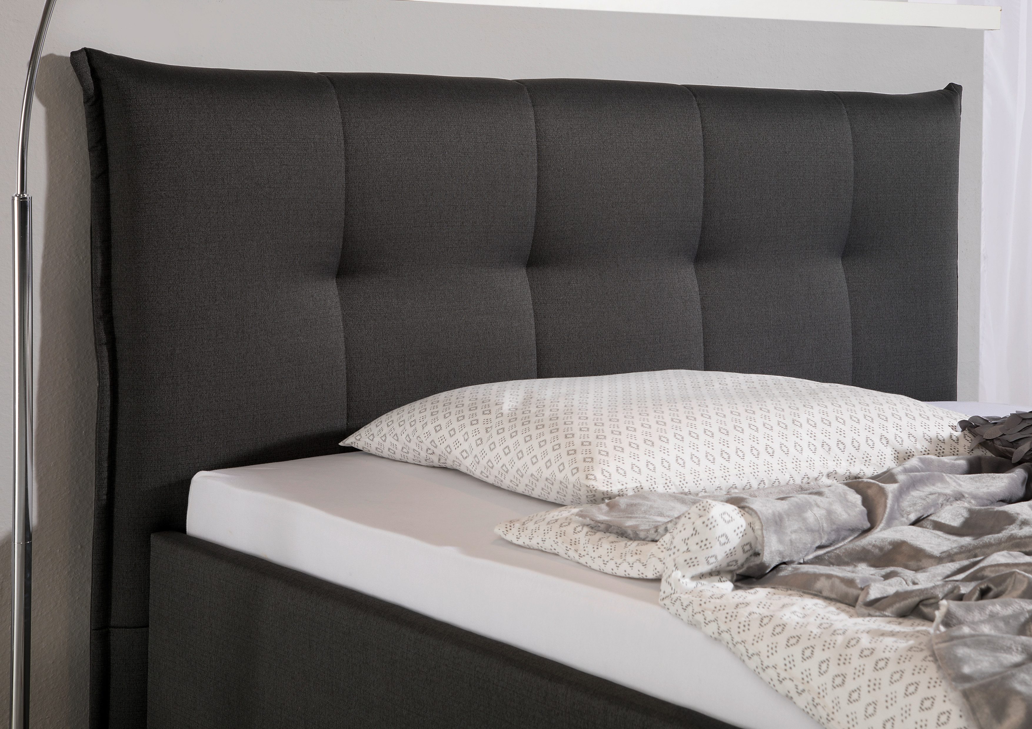 Maintal Gestoffeerd bed Portneuf Zijkanten van het bed zelf te monteren, zonder bedkist