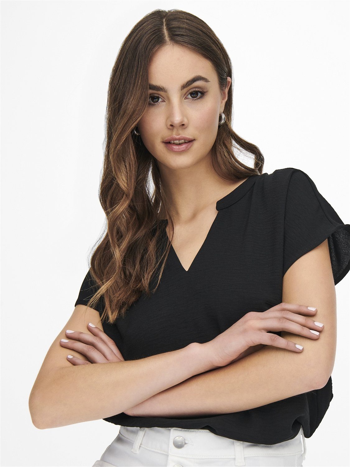 JDY Shirtblouse JDYLION S/S TOP WVN NOOS