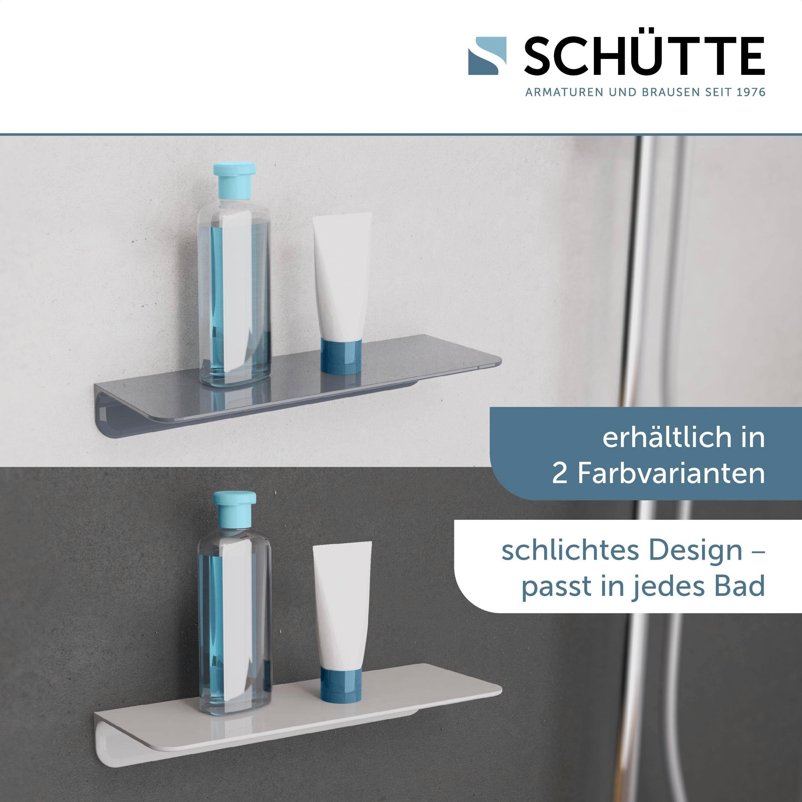 Terzijde gerucht Belastingbetaler Schütte Badkamerrekje zonder boren, badkamer rek voor badkamer in wit of  antraciet koop je bij | OTTO
