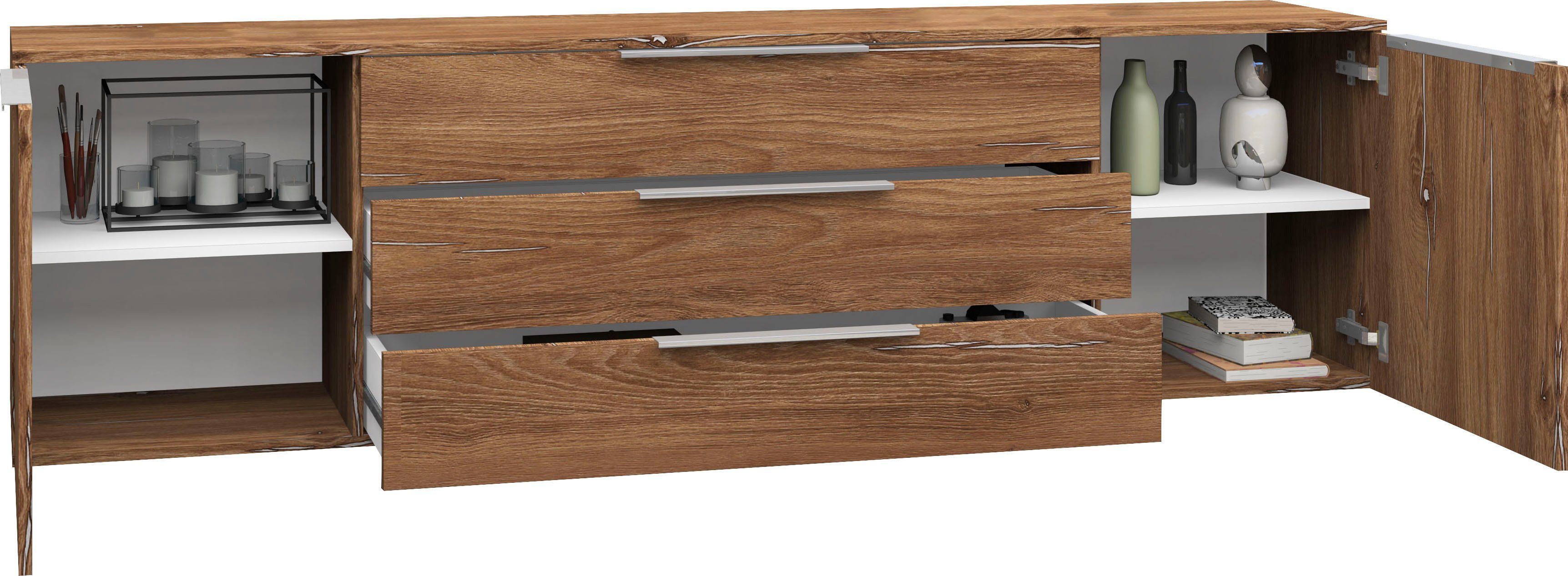 borchardt Möbel Dressoir Oliva Breedte 166 of 200 cm
