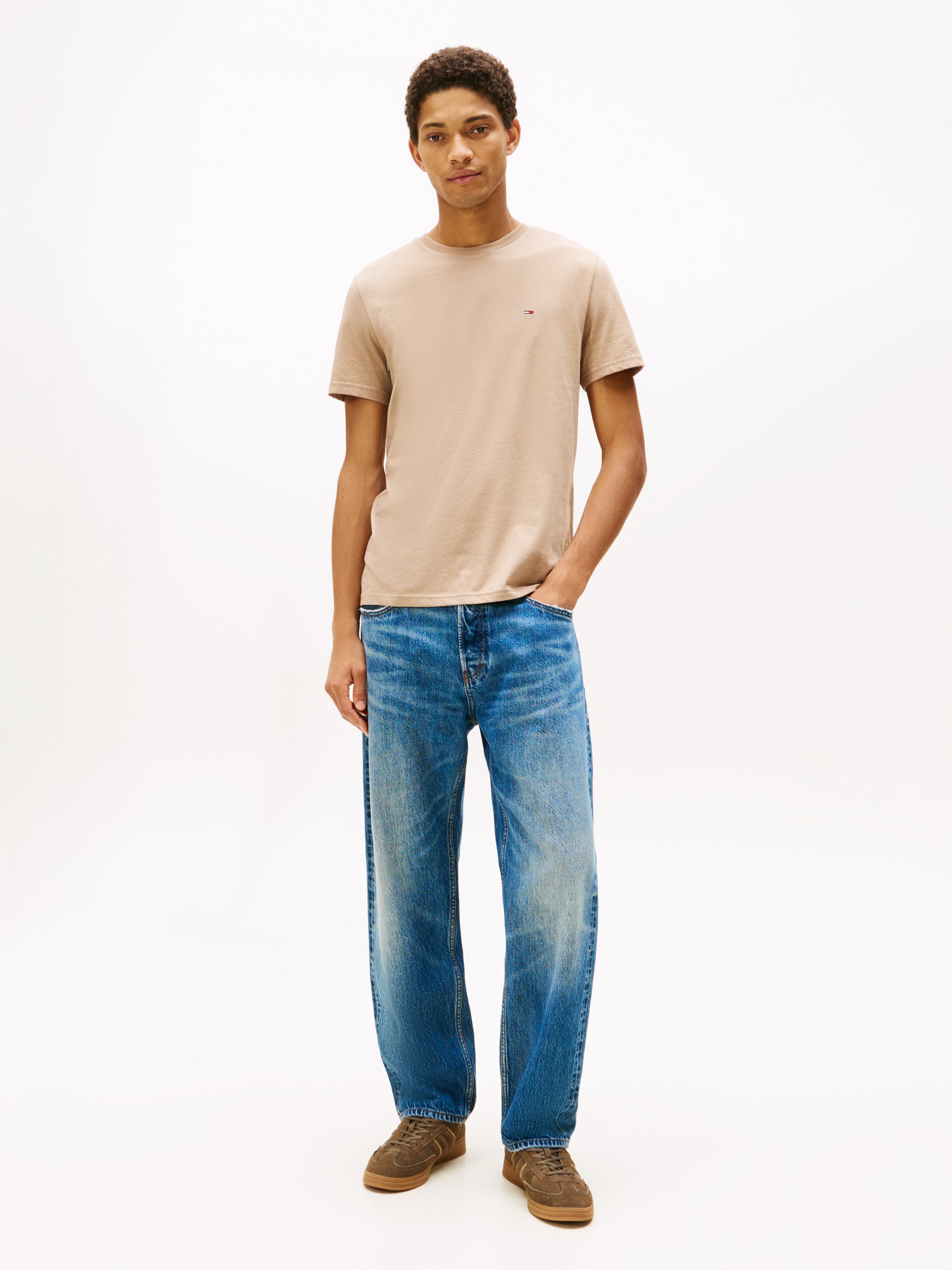 TOMMY JEANS T-shirt TJM XSLIM JASPE HTR TEE EXT