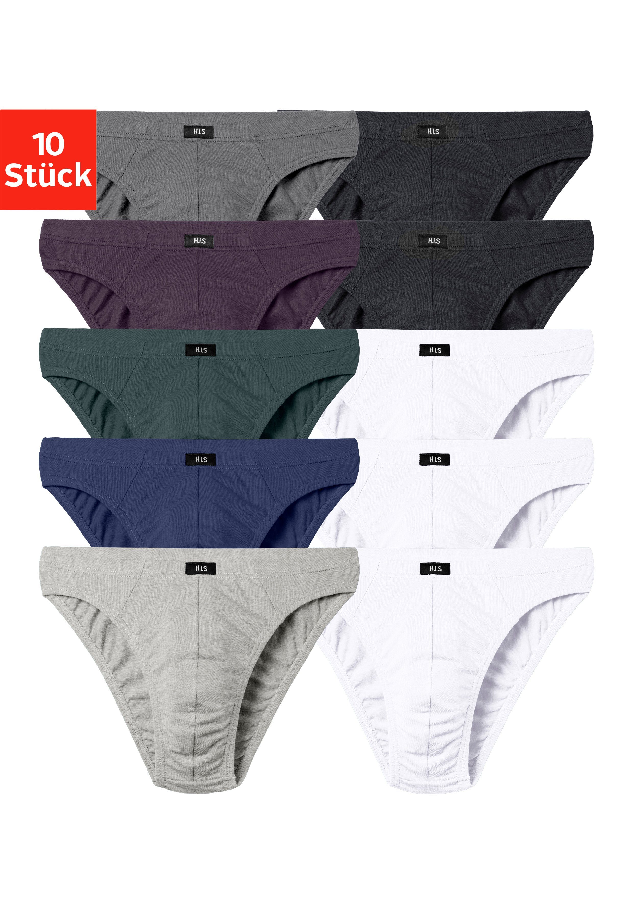 H.I.S Slip Heren minislip (set, 10 stuks)