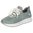 rieker slip-on sneakers in trendy kleurnuance groen
