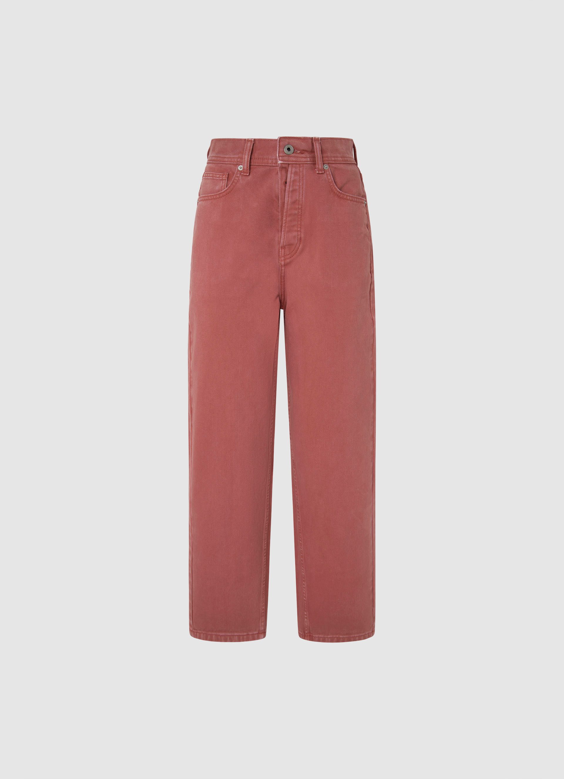 Pepe Jeans High-waist jeans BARREL JEANS UHW met wijde pijpen van katoen-denim