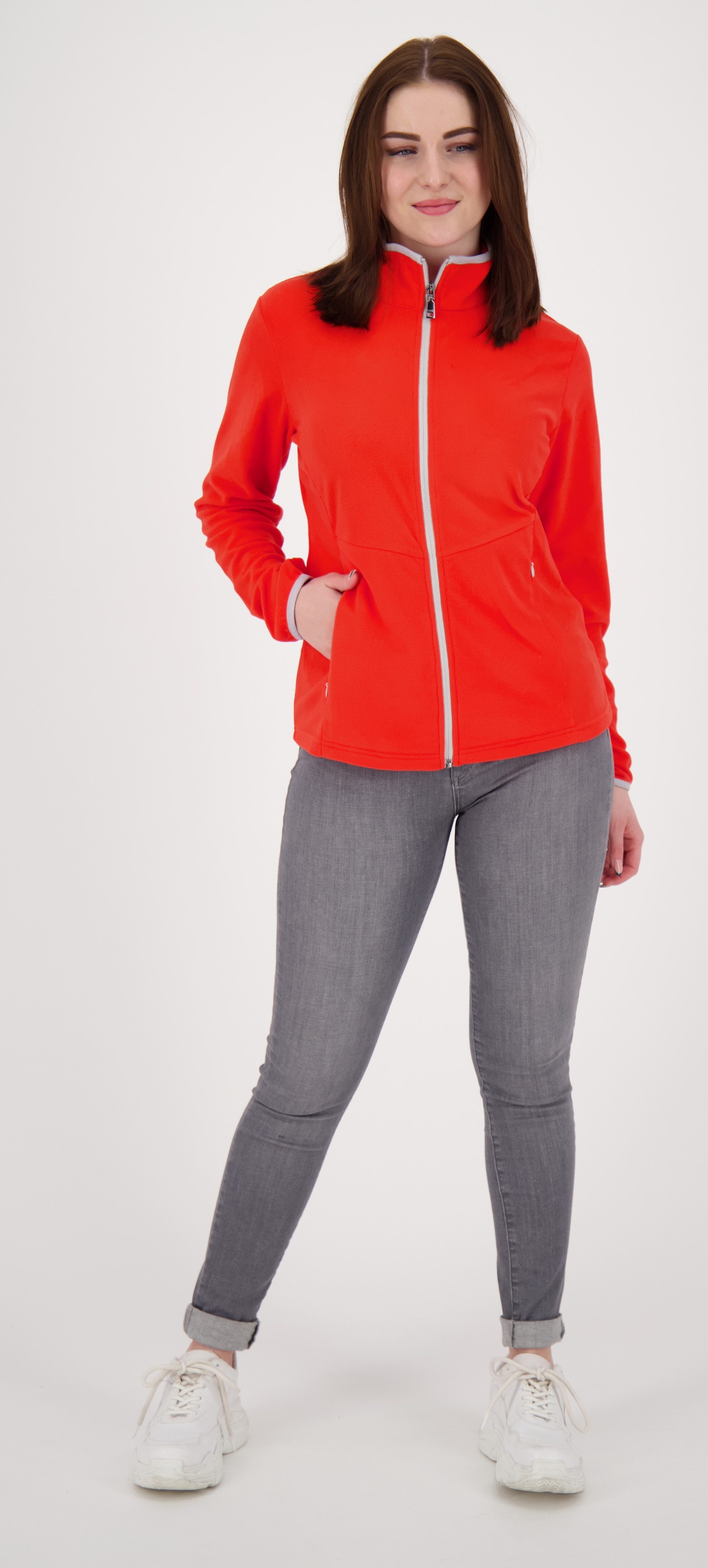 DEPROC Active Fleecejack DECORAH II WOMEN zacht fleecejack in traditionele look