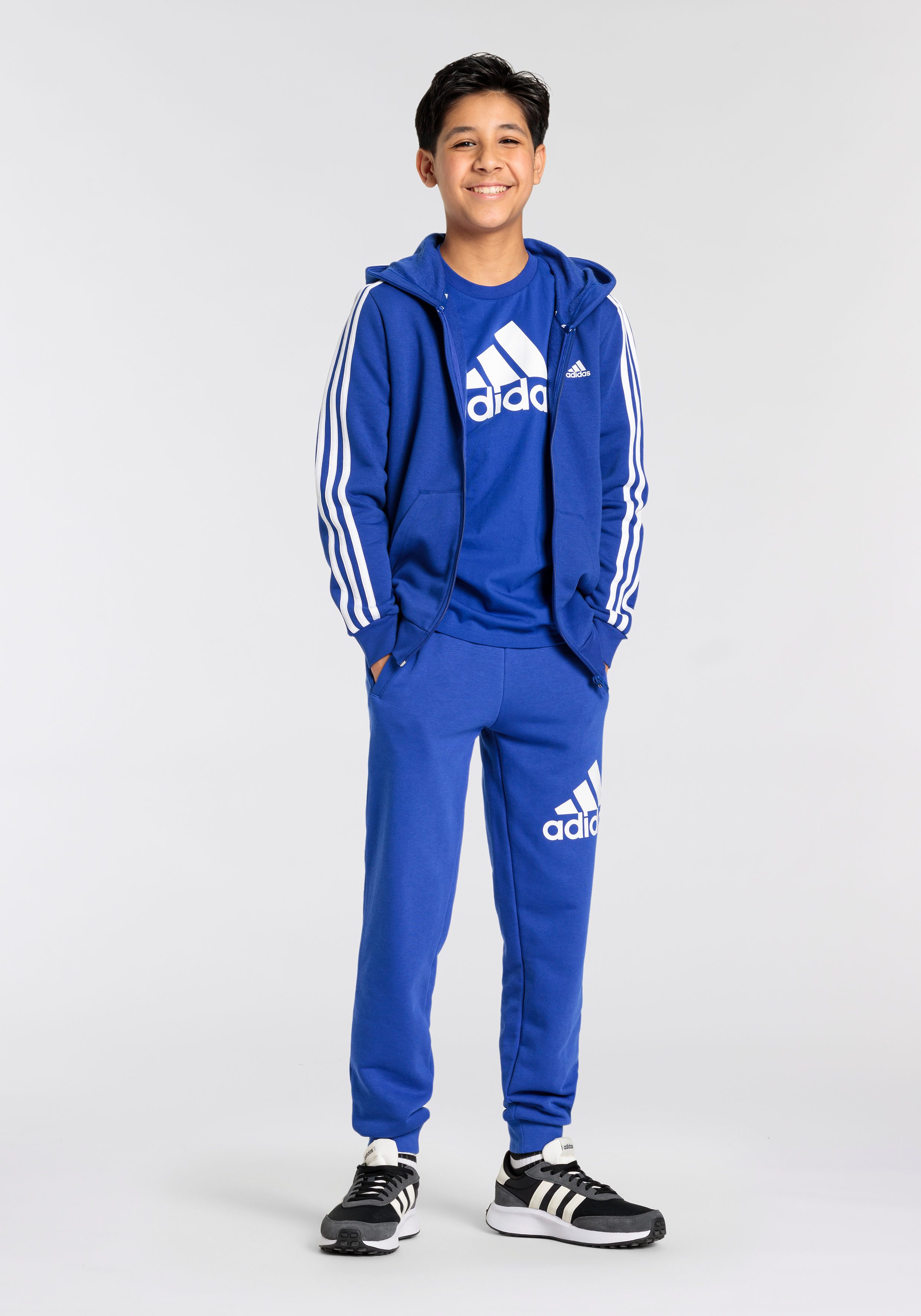 adidas Sportswear Hoodie ESSENTIALS 3-STRIPE FLEECE KAPUZENJACKE