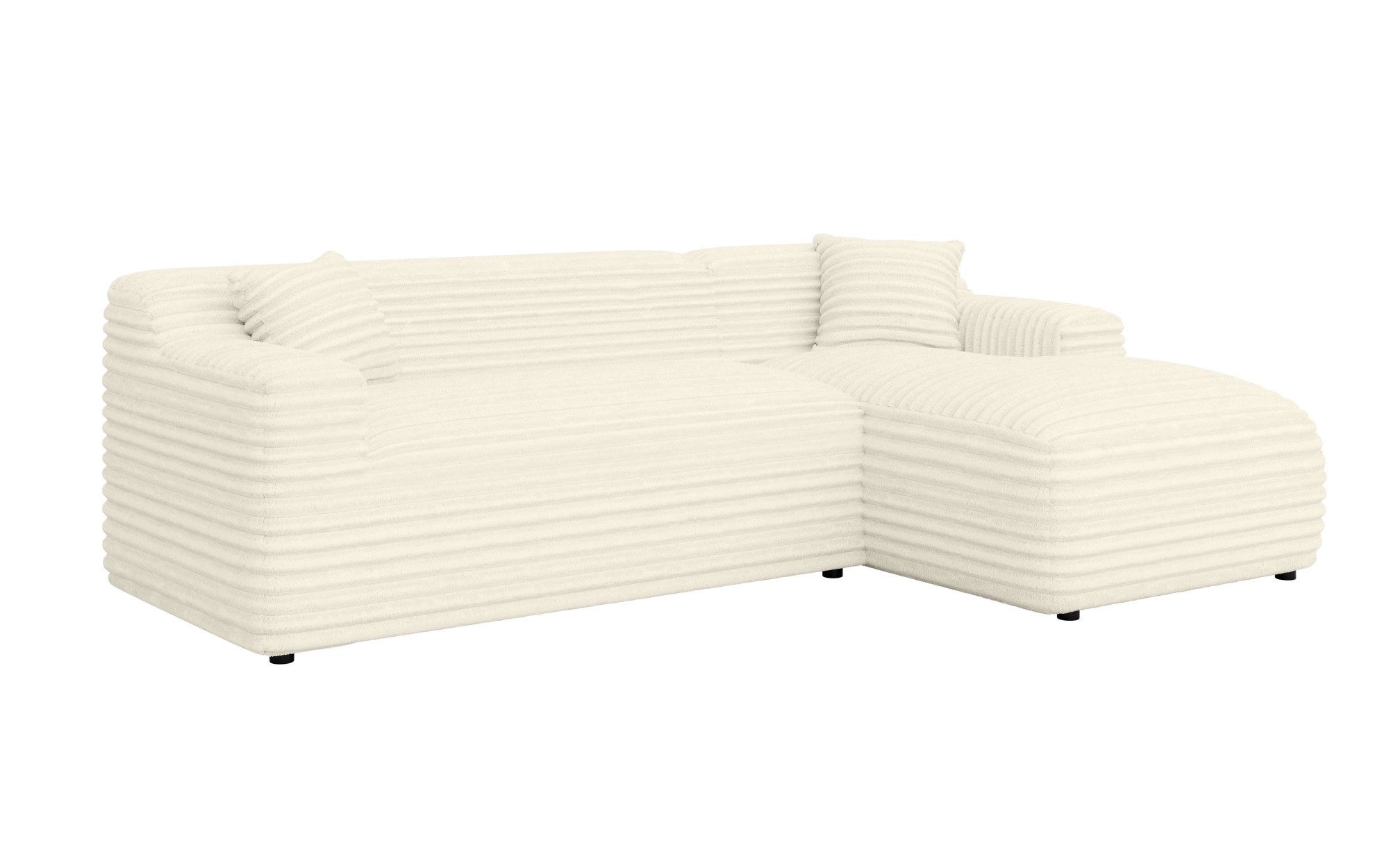 Home affaire Hoekbank LILLIANA Designsofa, L-Form mit Recamiere rechts/links bestellbar L-model