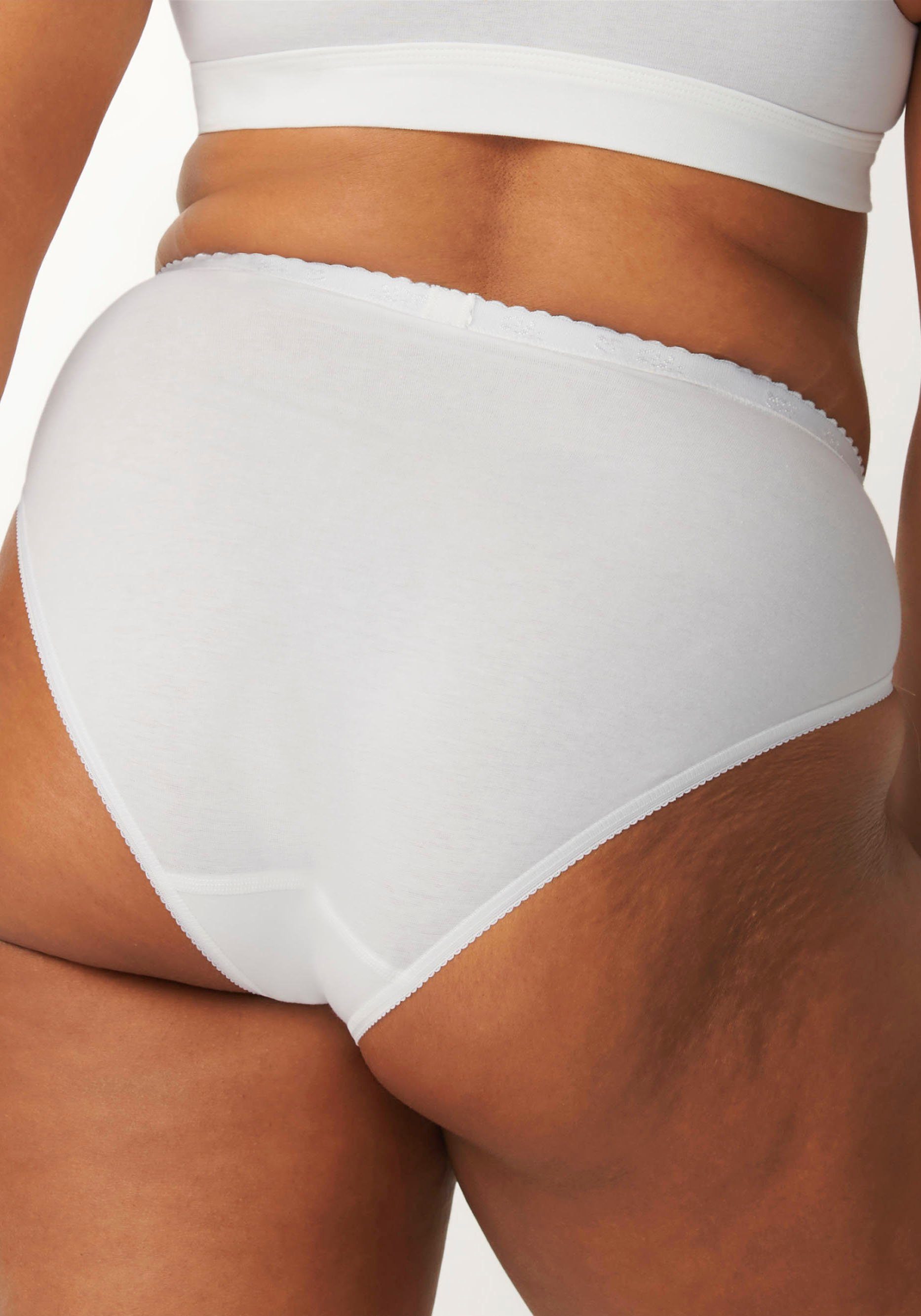 Sloggi Tai slip Chic Tai 4P Dames slip met elastische kant-inzetten (4 stuks, Set van 4)