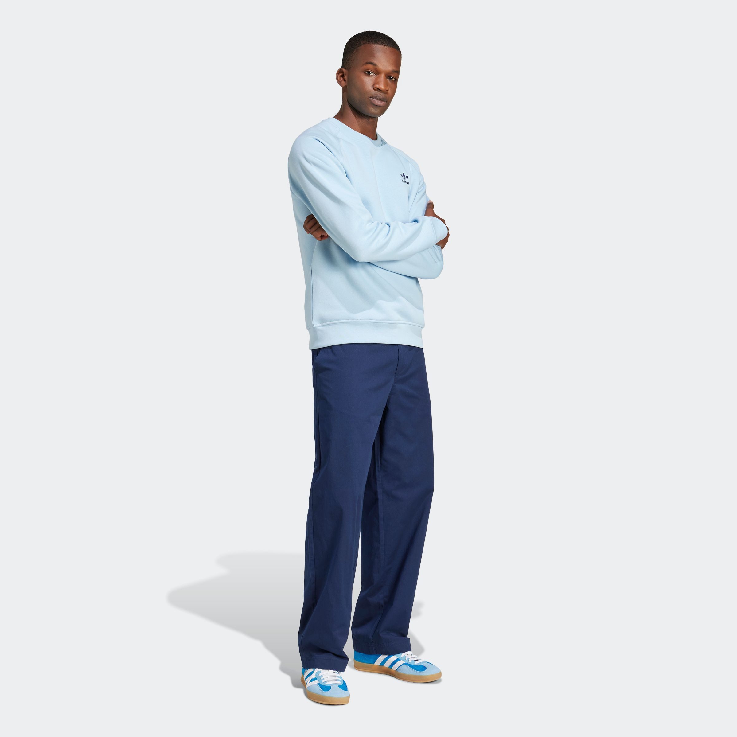 adidas Originals Sweatshirt ESS CREW Essentials pullover, zachte binnenkant