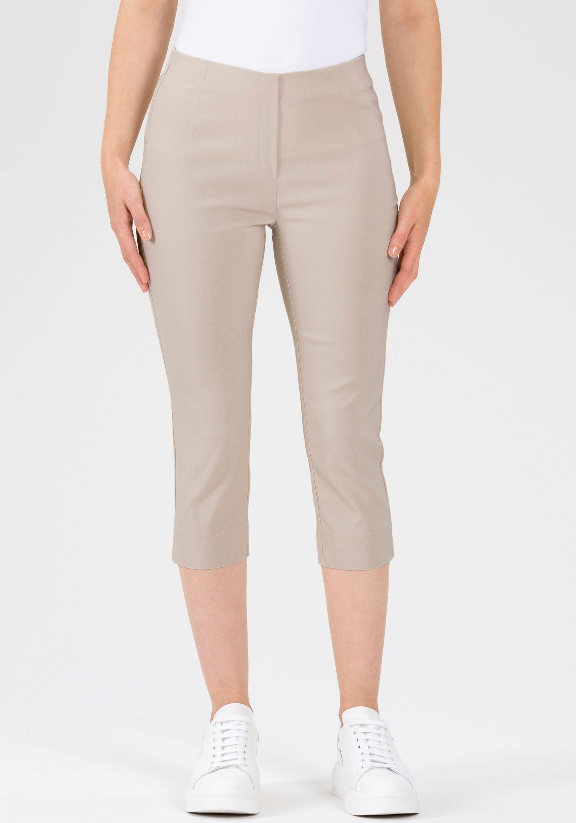 Stehmann Capribroek Ina in maten 32 tot 52 dames capri broeken maat 36 wit