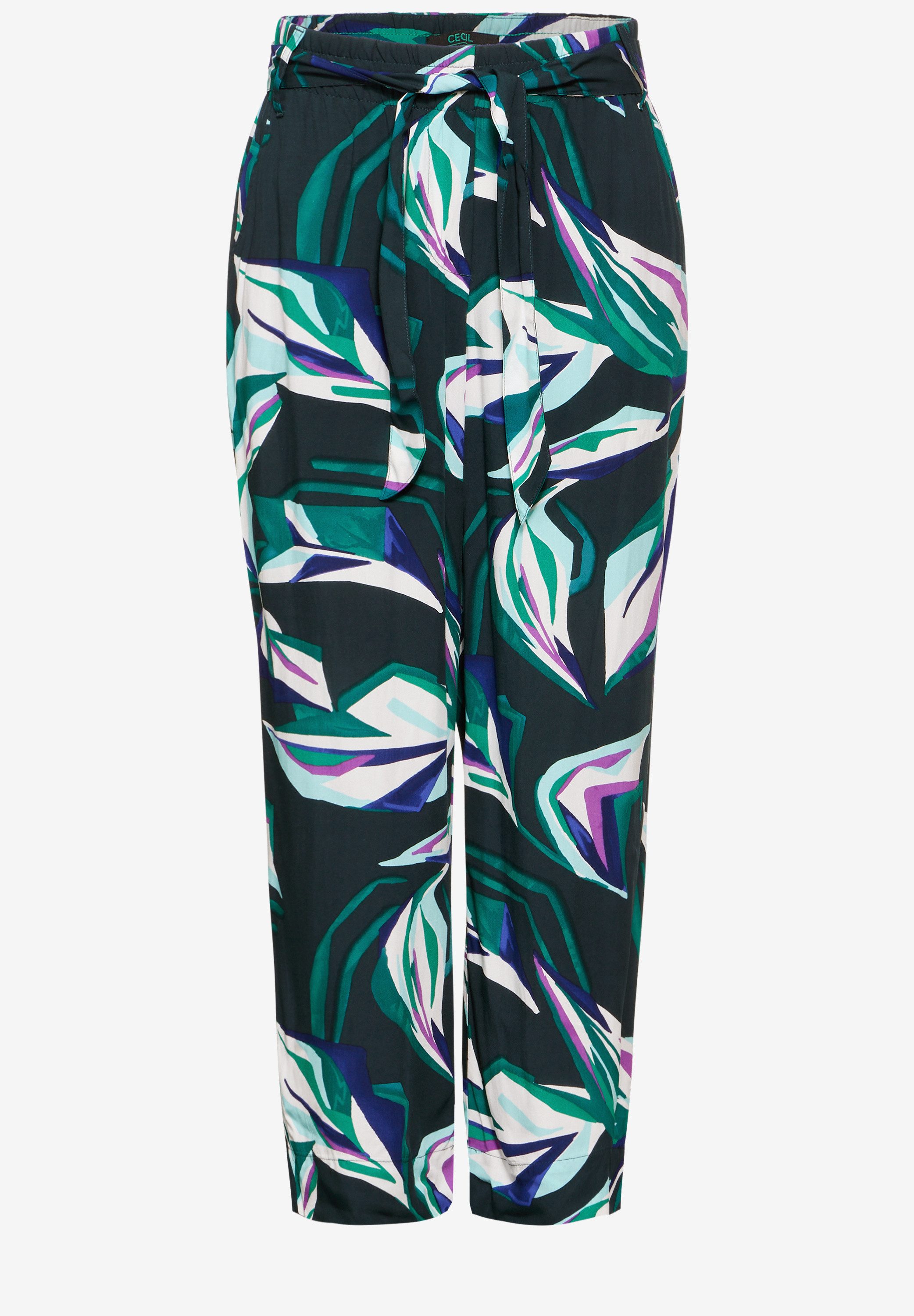 Cecil Stoffen broek Style Neele (Met een bindceintuur)