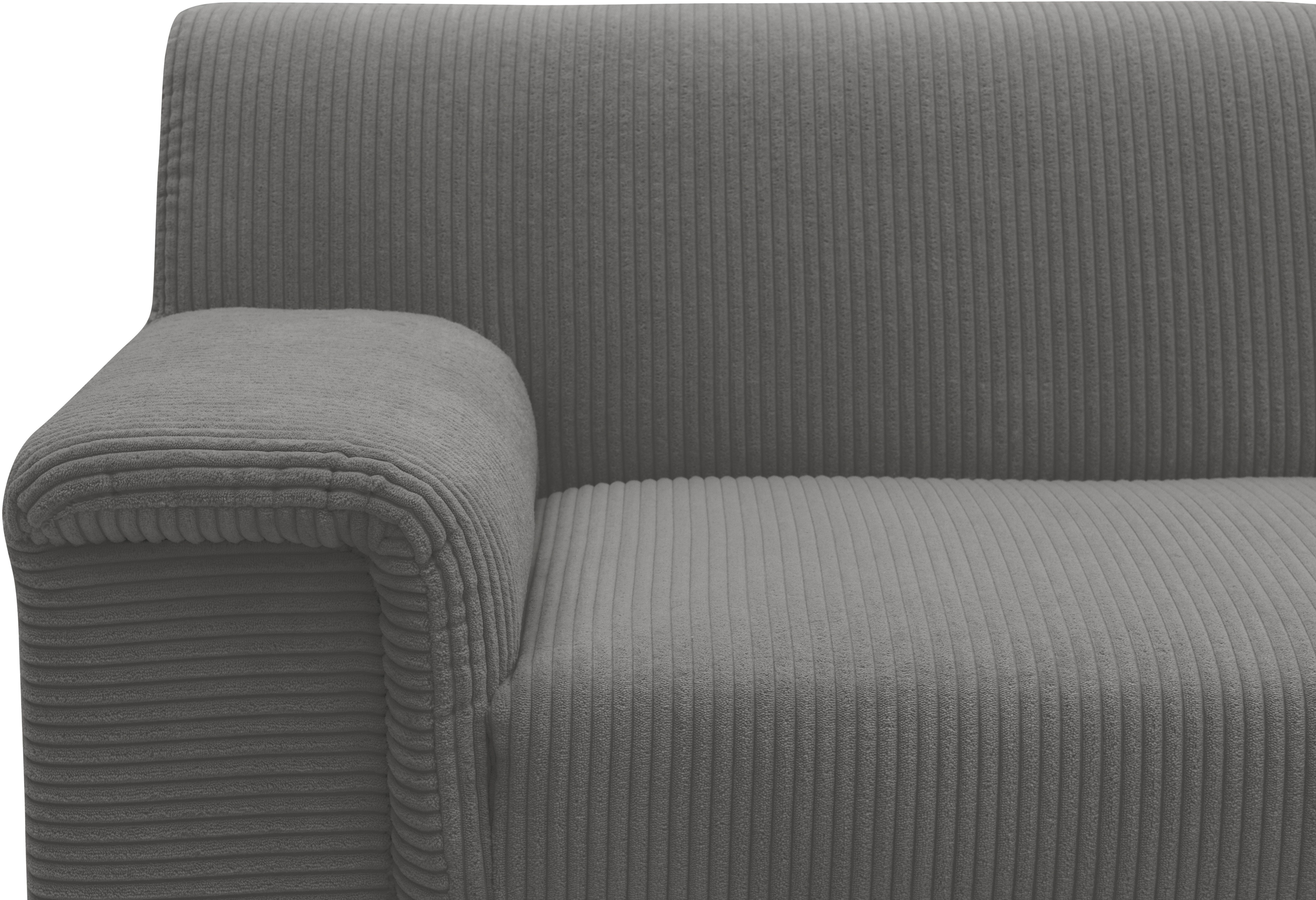 INOSIGN 2,5-zits Jamie 2 ook in Cord BxDxH: 19x/81x76 cm tijdloos, modern, met comfortabel verend systeem
