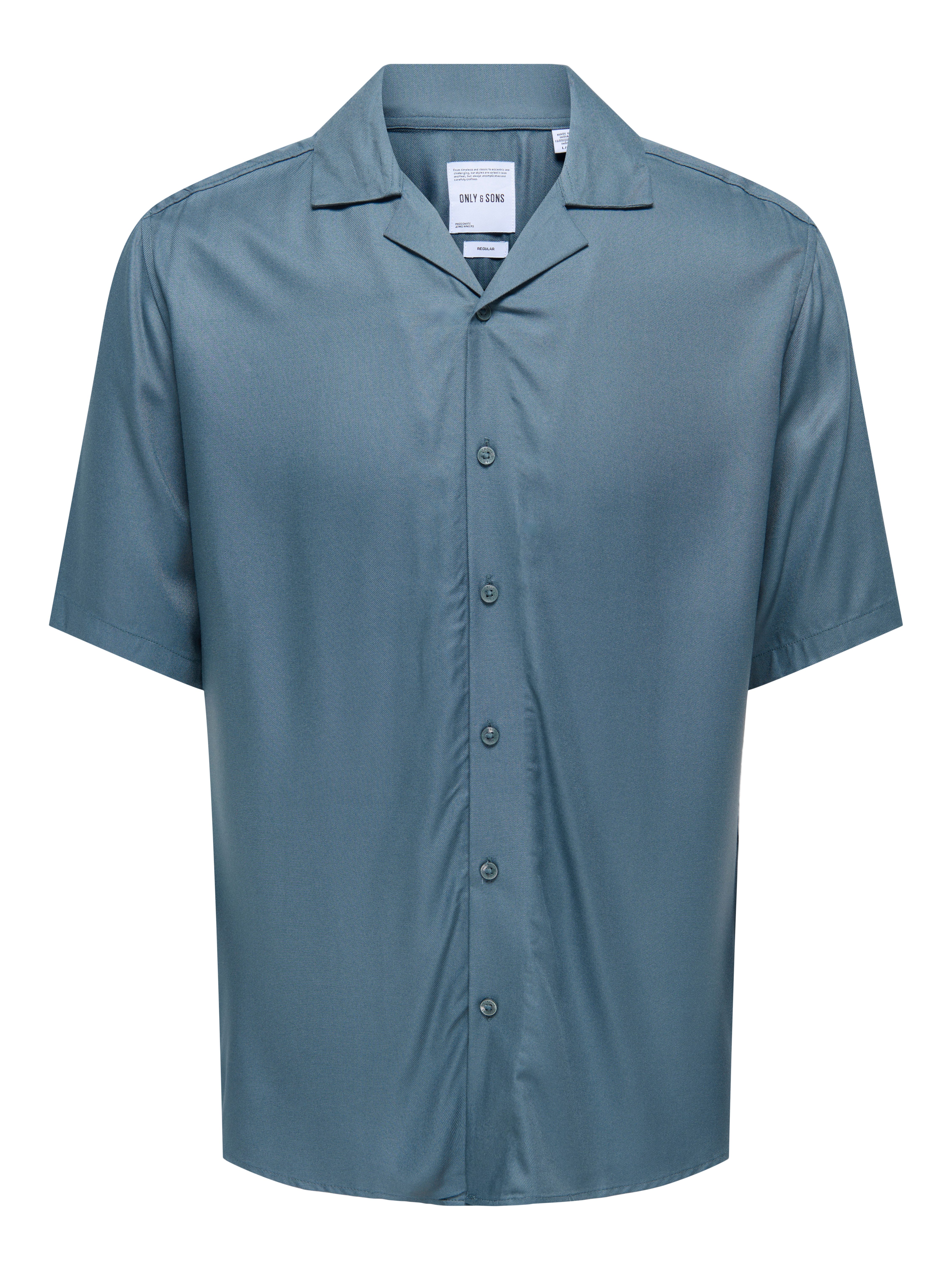 ONLY & SONS Overhemd met korte mouwen ONSDASH LIFE REG VISC RES SS SHIRT