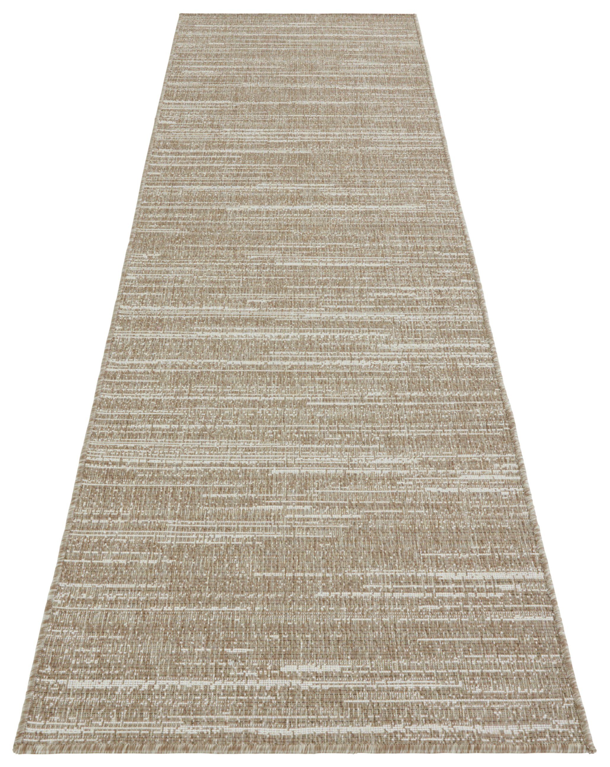 Buitenkleed - Mèlange lichtbruin 80x250 cm