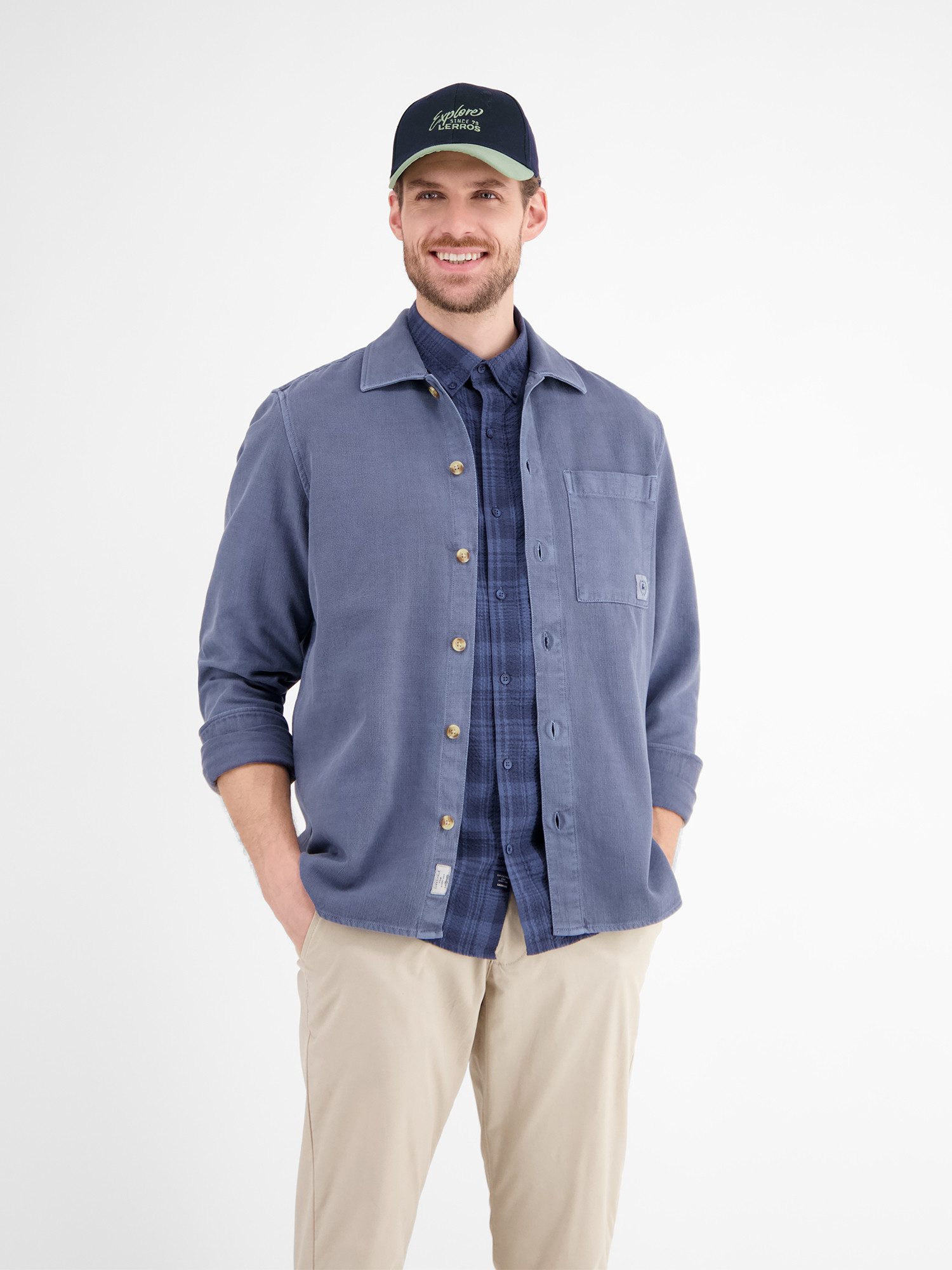 Lerros Baseball pet LERROS basecap van katoen-twill