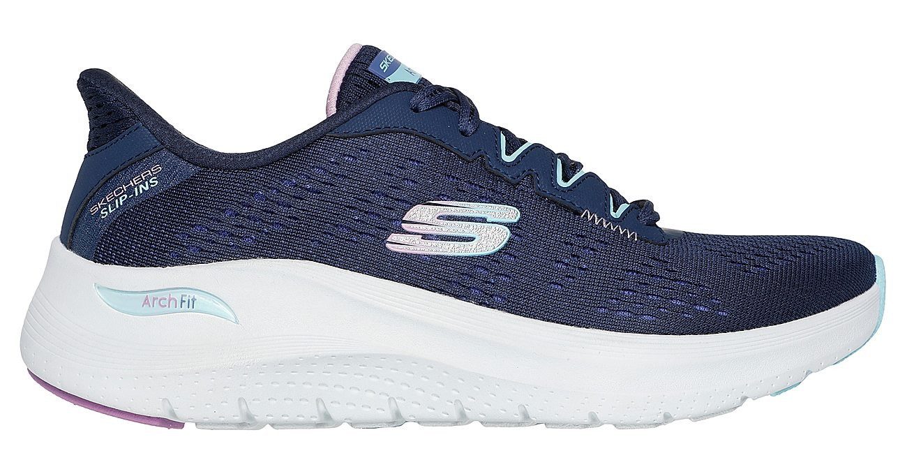 Skechers Slip-on sneakers ARCH FIT 2.0 , vrijetijdsschoen met slip-ins met vetersluiting