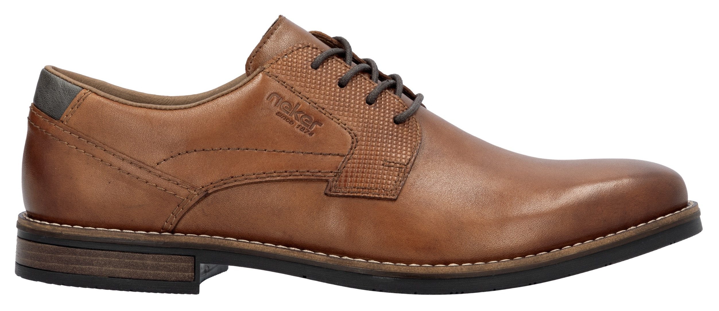 Rieker Veterschoenen zakelijke schoen, lage schoen, feest schoen met leren dekzool