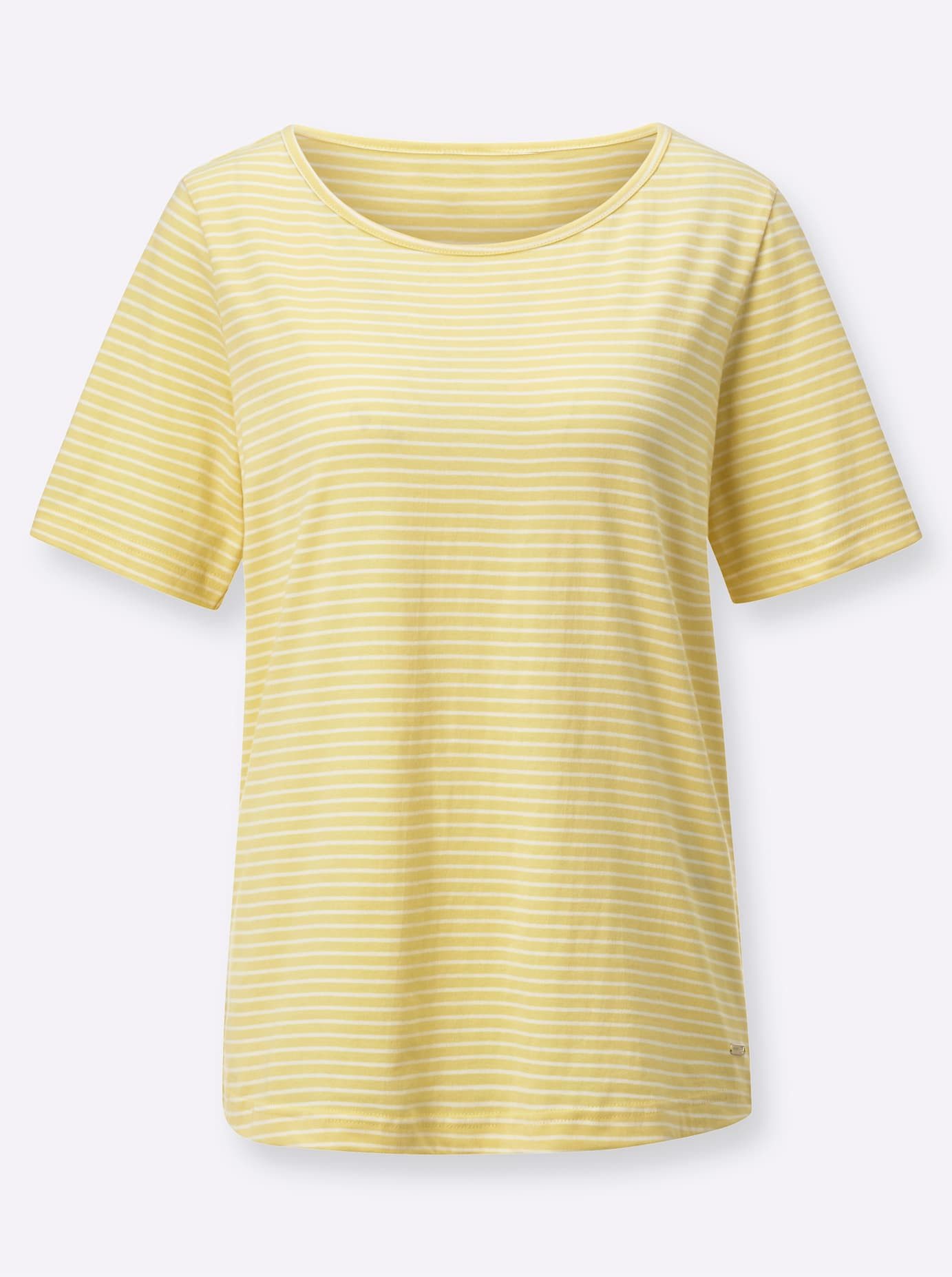 Casual Looks Shirt met korte mouwen Gestreept shirt (1-delig)