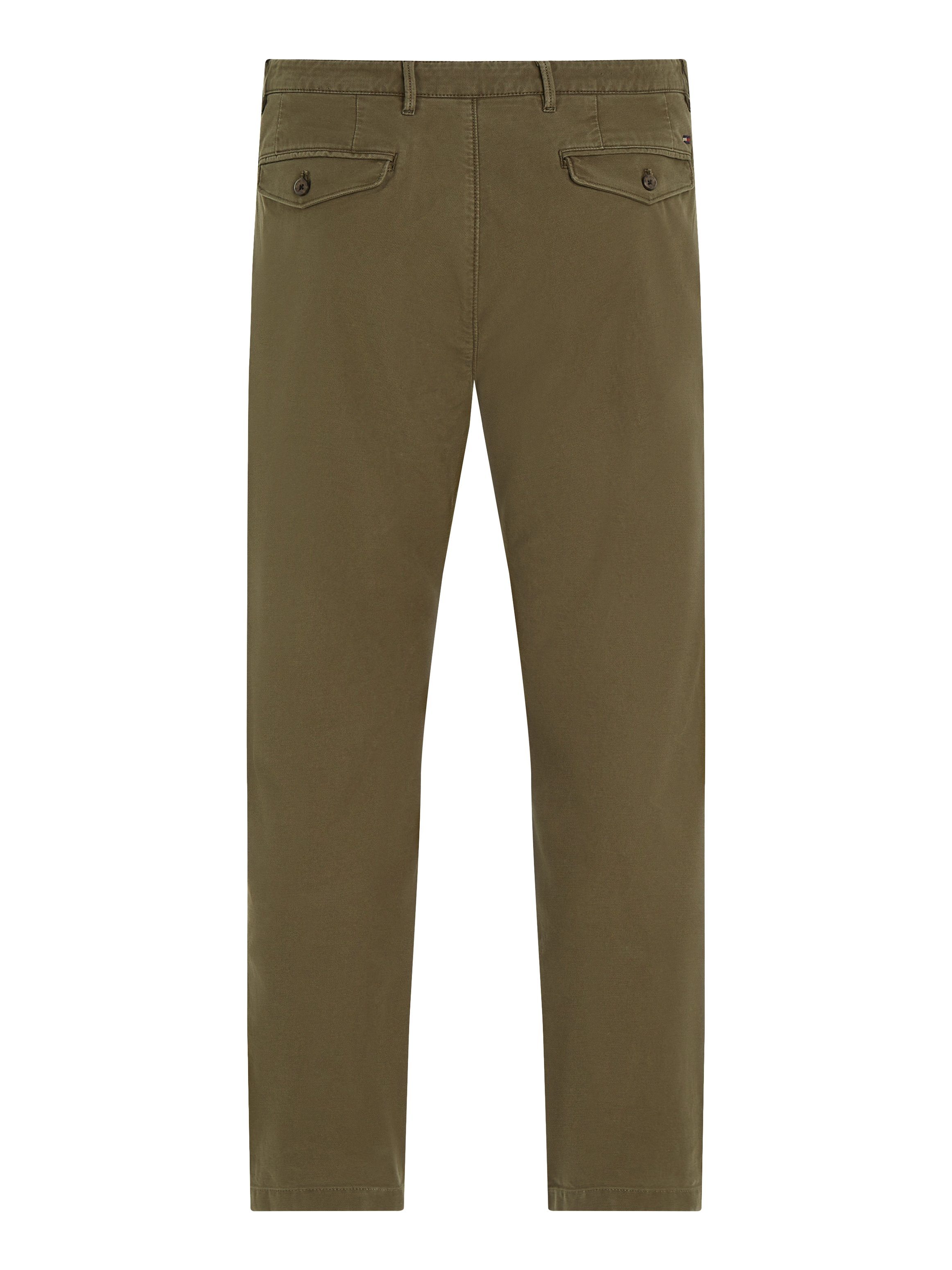 Tommy Hilfiger Chino CHELSEA GABARDINE GMD met logo borduursel op de achterzak