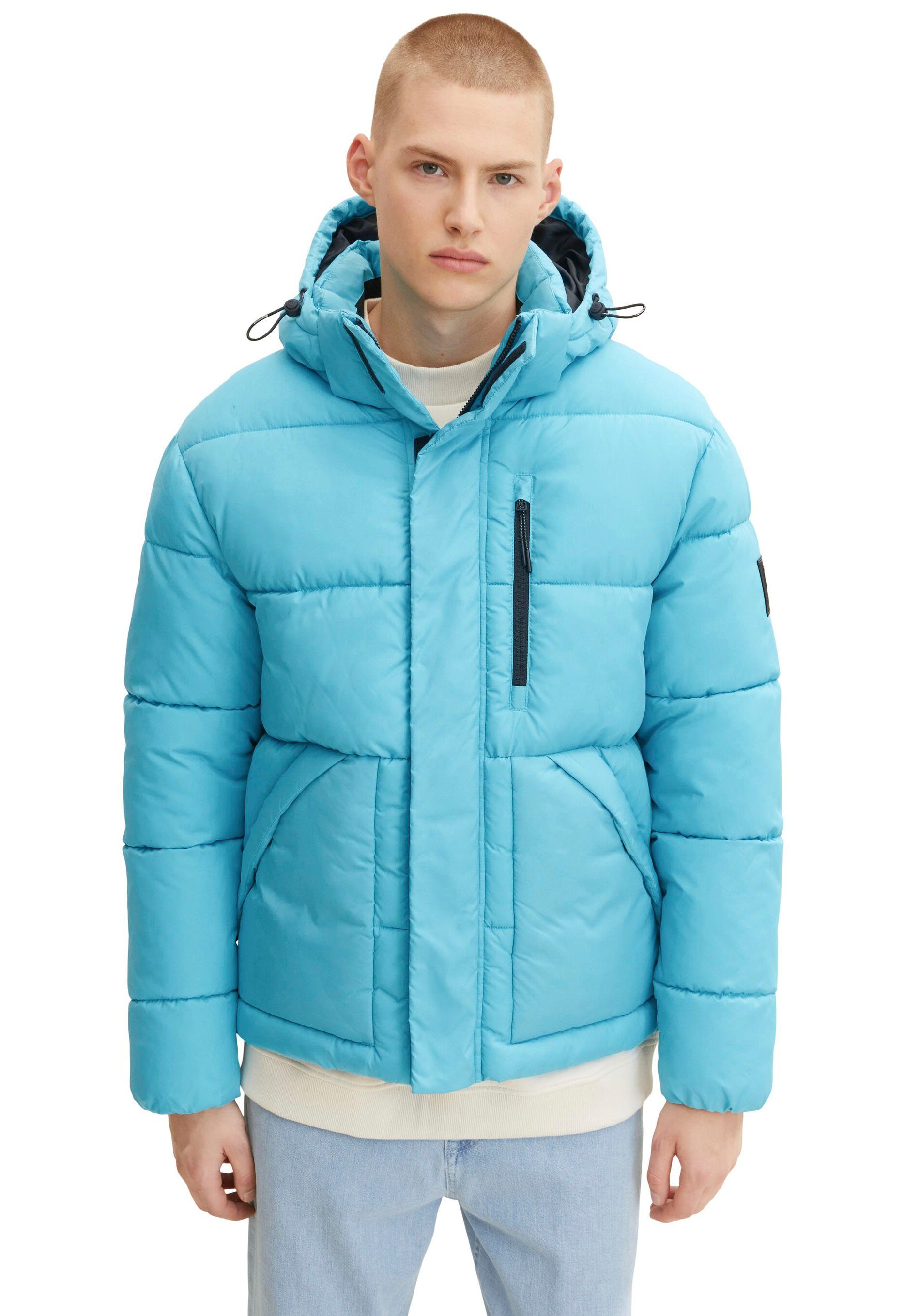 Tom Tailor Denim Outdoorjack met een capuchon heren outdoorjassen maat XXL blauw
