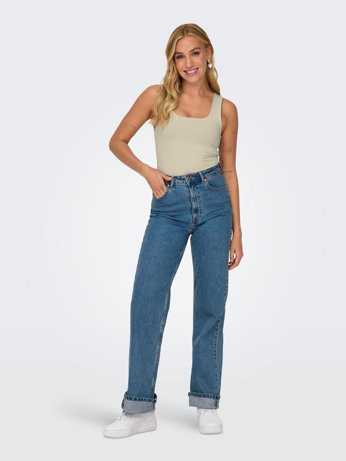 Only Tanktop ONLEA S L 2-WAYS FIT TOP JRS NOOS