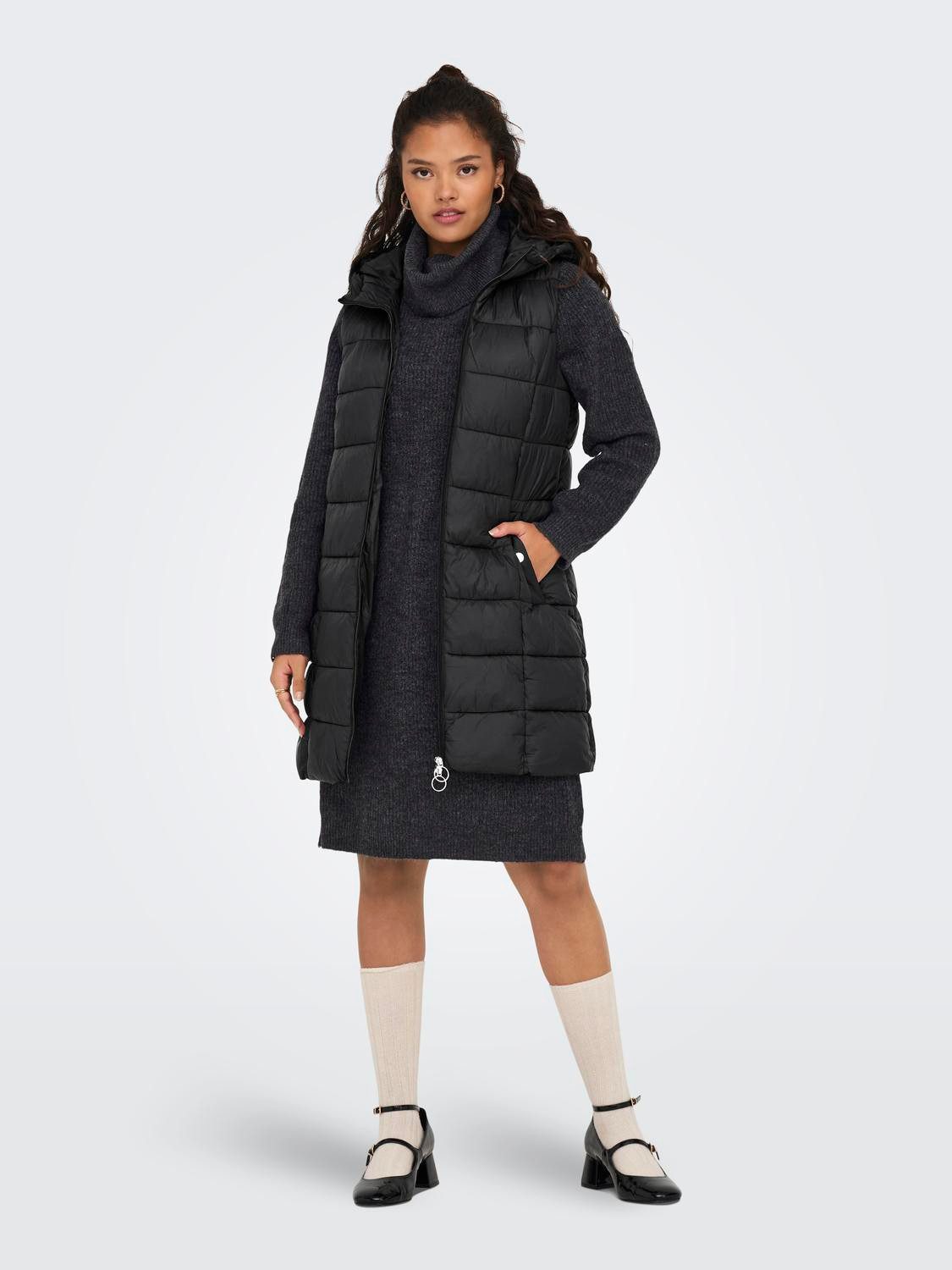 JDY Bodywarmer JDYZULU LONG HOOD WAISTCOAT OTW NEW NOOS