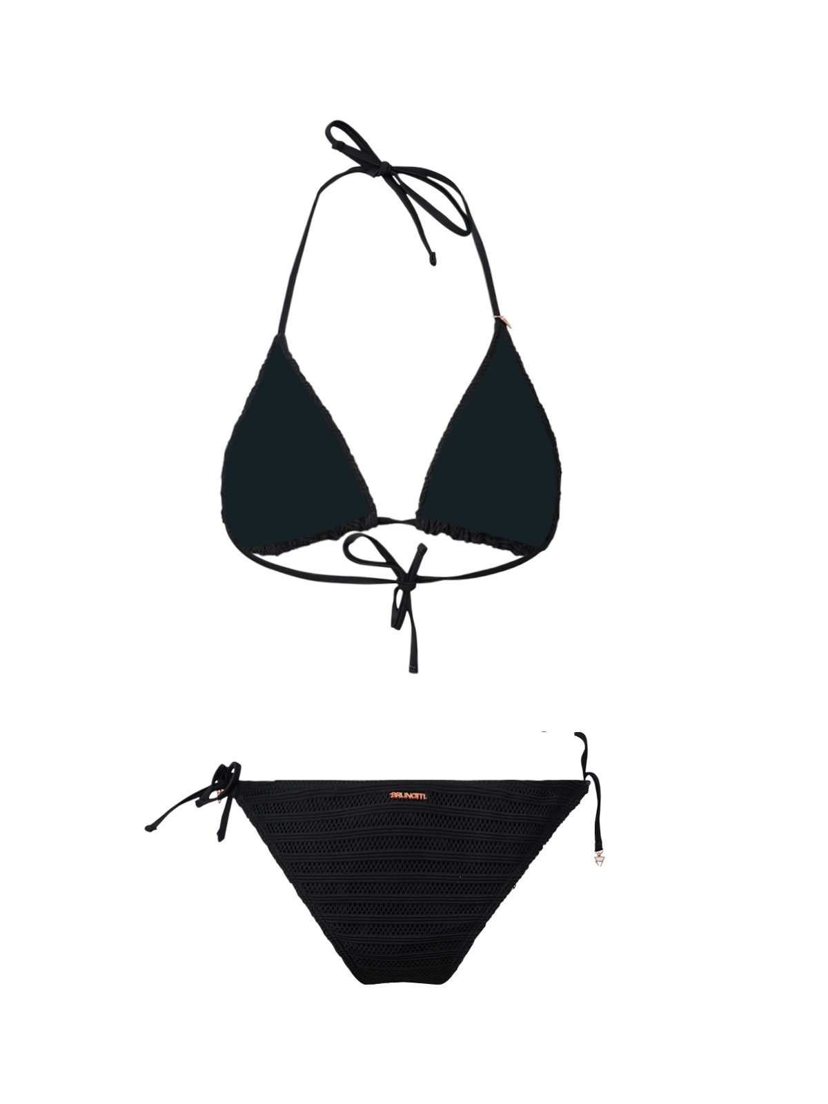 Brunotti Triangelbikini met metalen logo (set, 2 stuks)