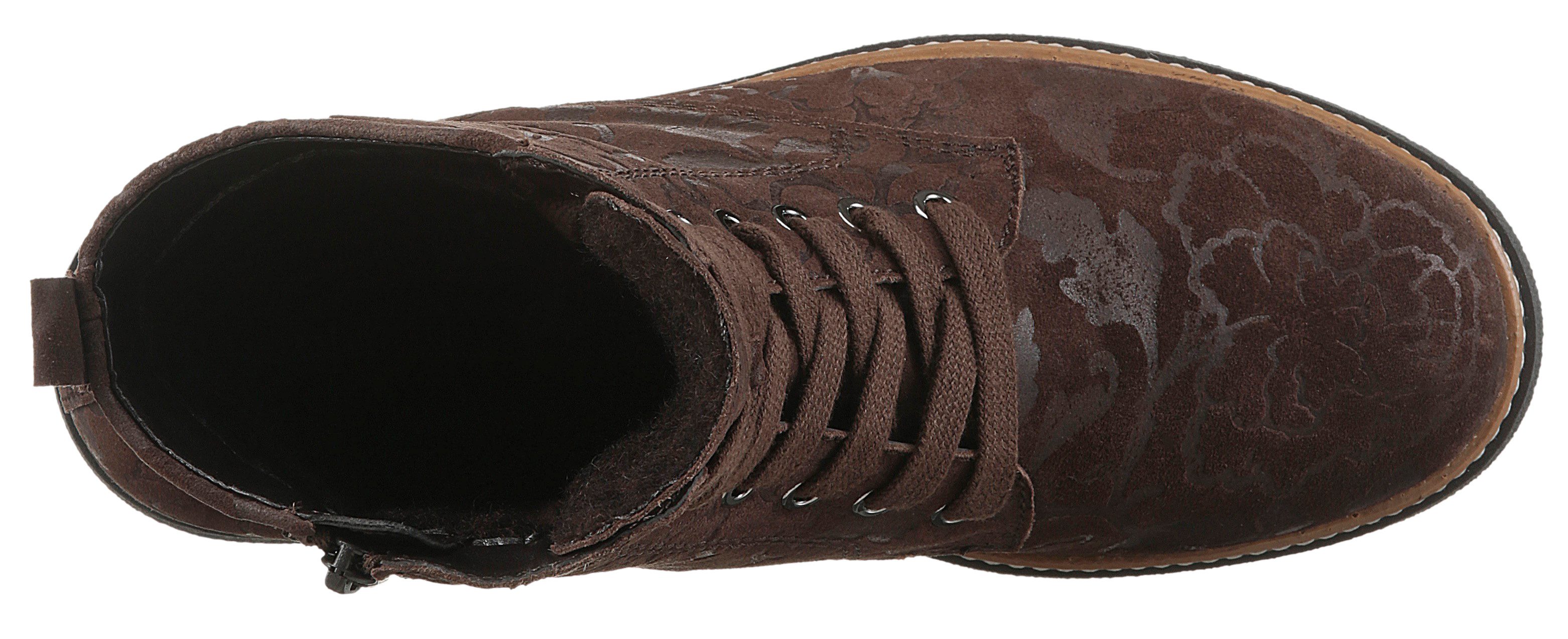 Waldläufer Veterlaarsjes KITOMI Veterboots, winterlaarzen, comfortabele schoen in extra brede schoenwijdte K