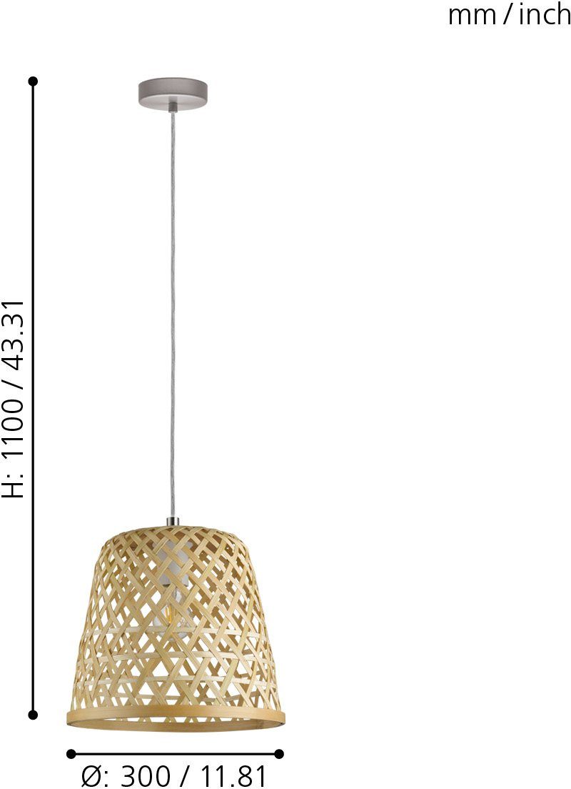 EGLO Hanglamp KIRKCOLM Hanglicht, hanglamp