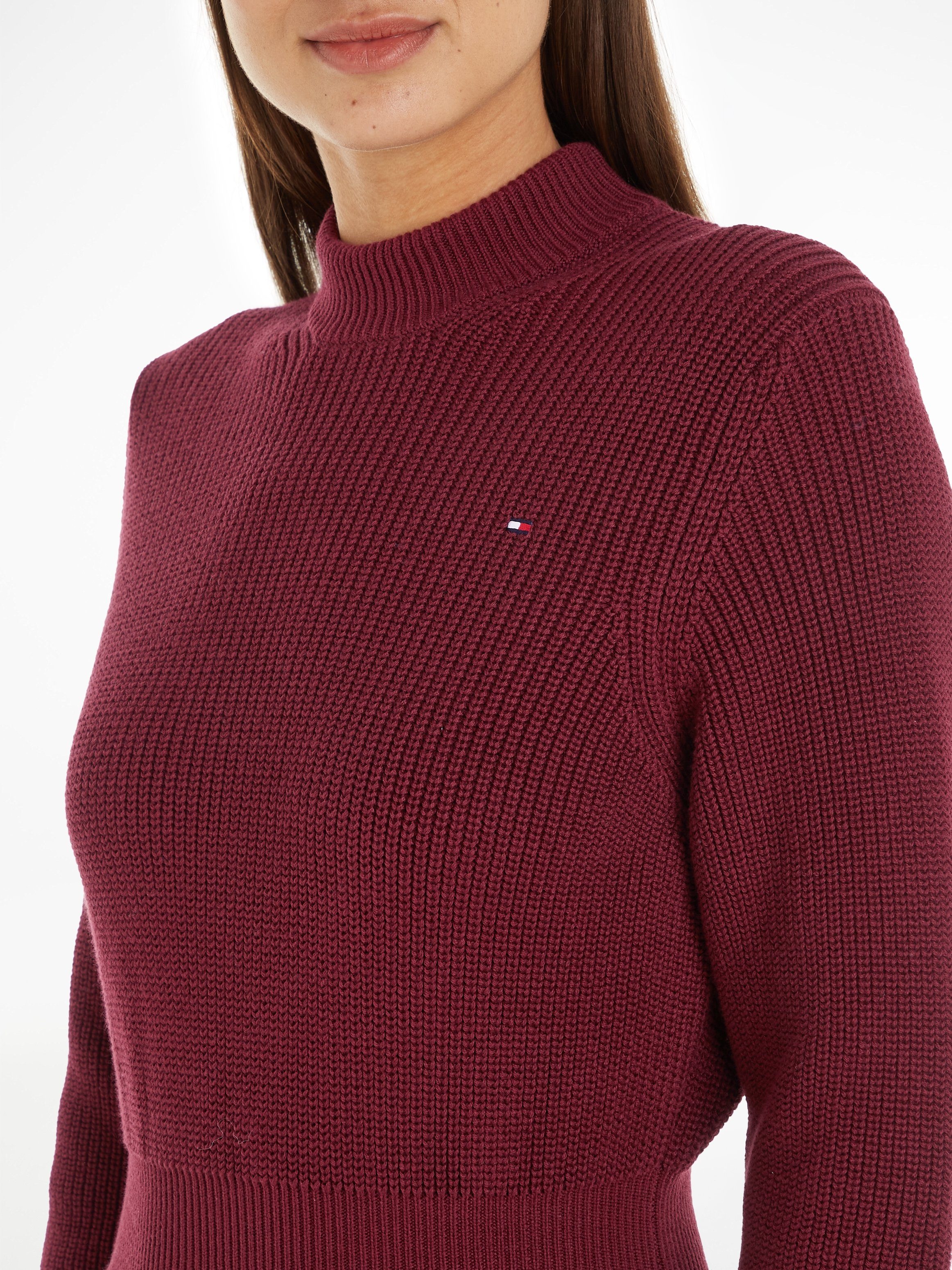 Tommy Hilfiger Gebreide jurk CO CARDI STITCH SWT DRESS