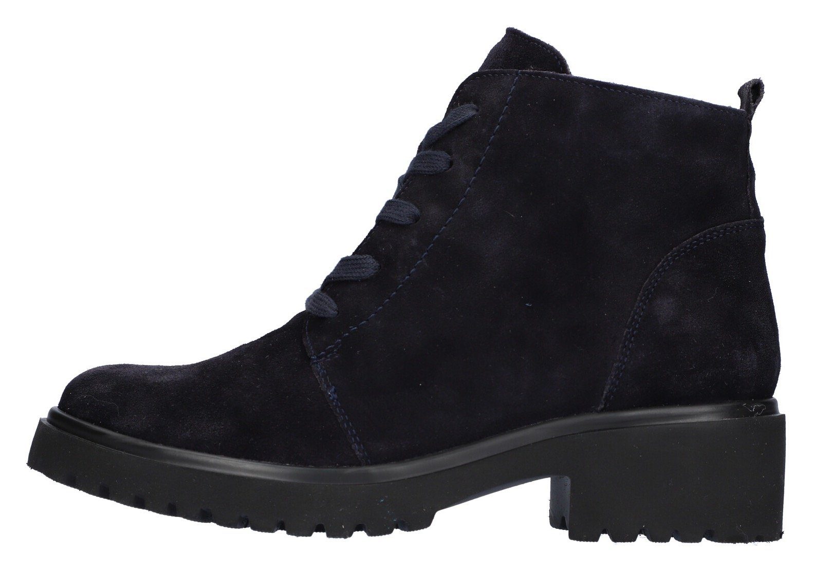 Waldläufer Hoge veterschoenen H-LUISE enkellaars, blokhak, in comfortabele schoenwijdte g (= breed)