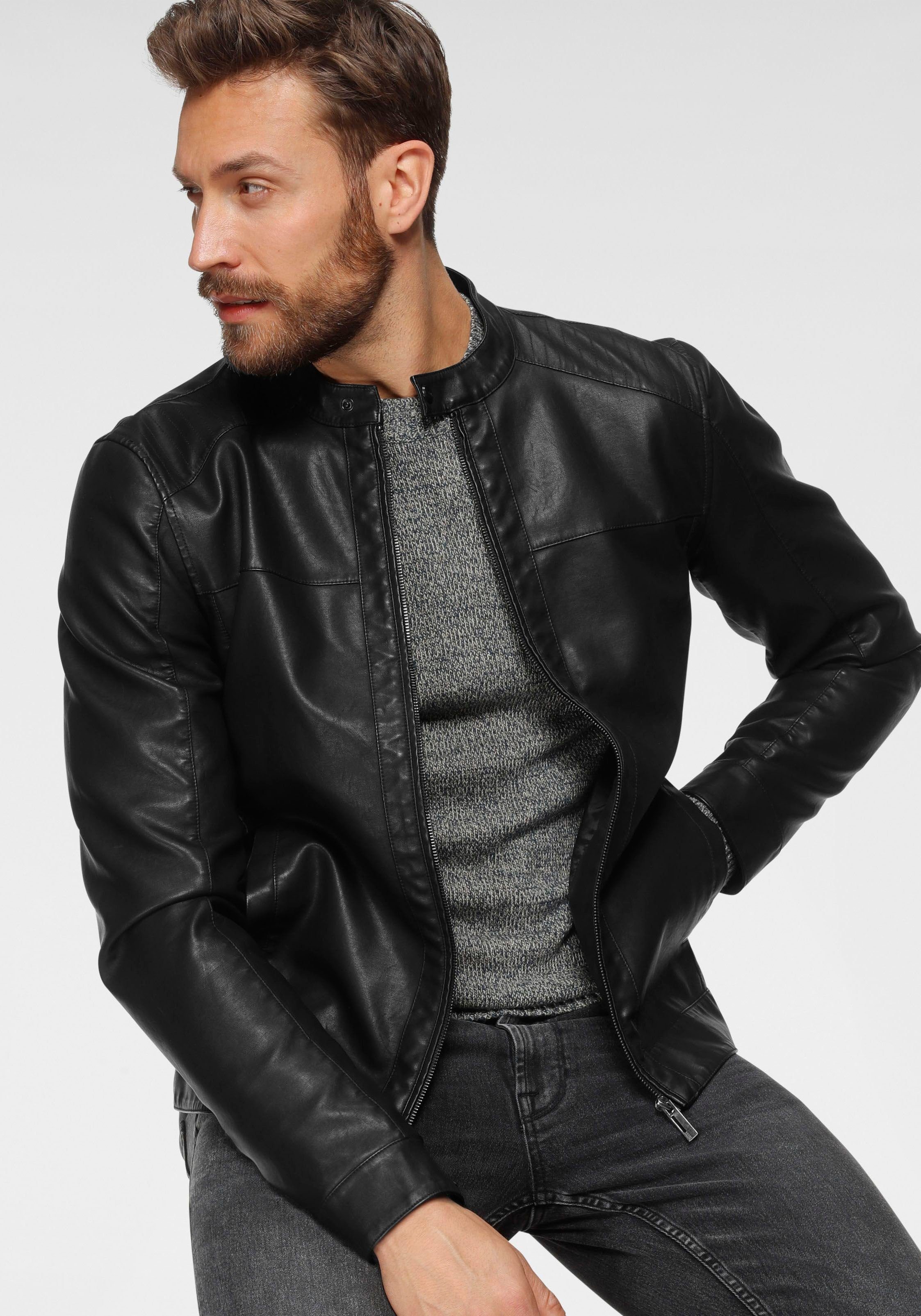 ONLY & SONS Bikerjack MIKE PU RACER JACKET