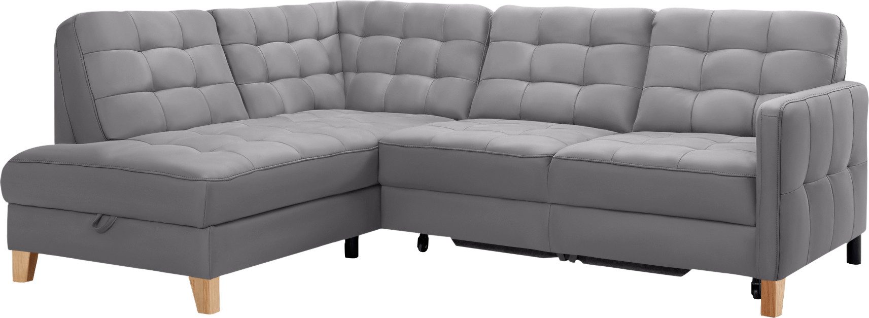 exxpo - sofa fashion Hoekbank Elio, compact en comfortabel, handig, tijdloos design, L-vorm