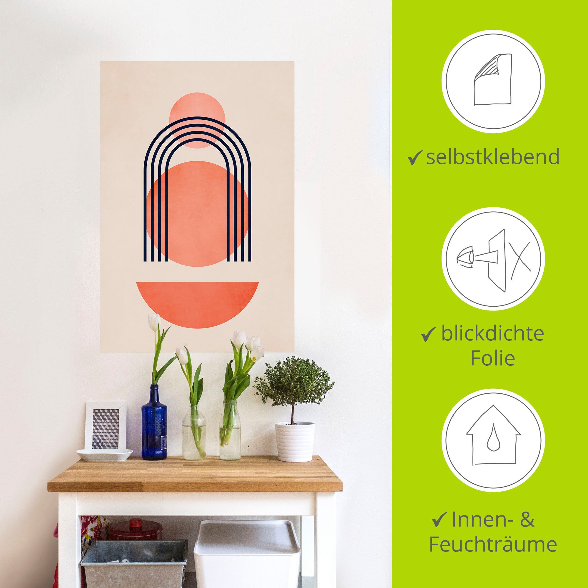 Artland Artprint Geometrica Nr. 7 als artprint van aluminium, artprint op linnen, poster, muursticker in verschillende maten