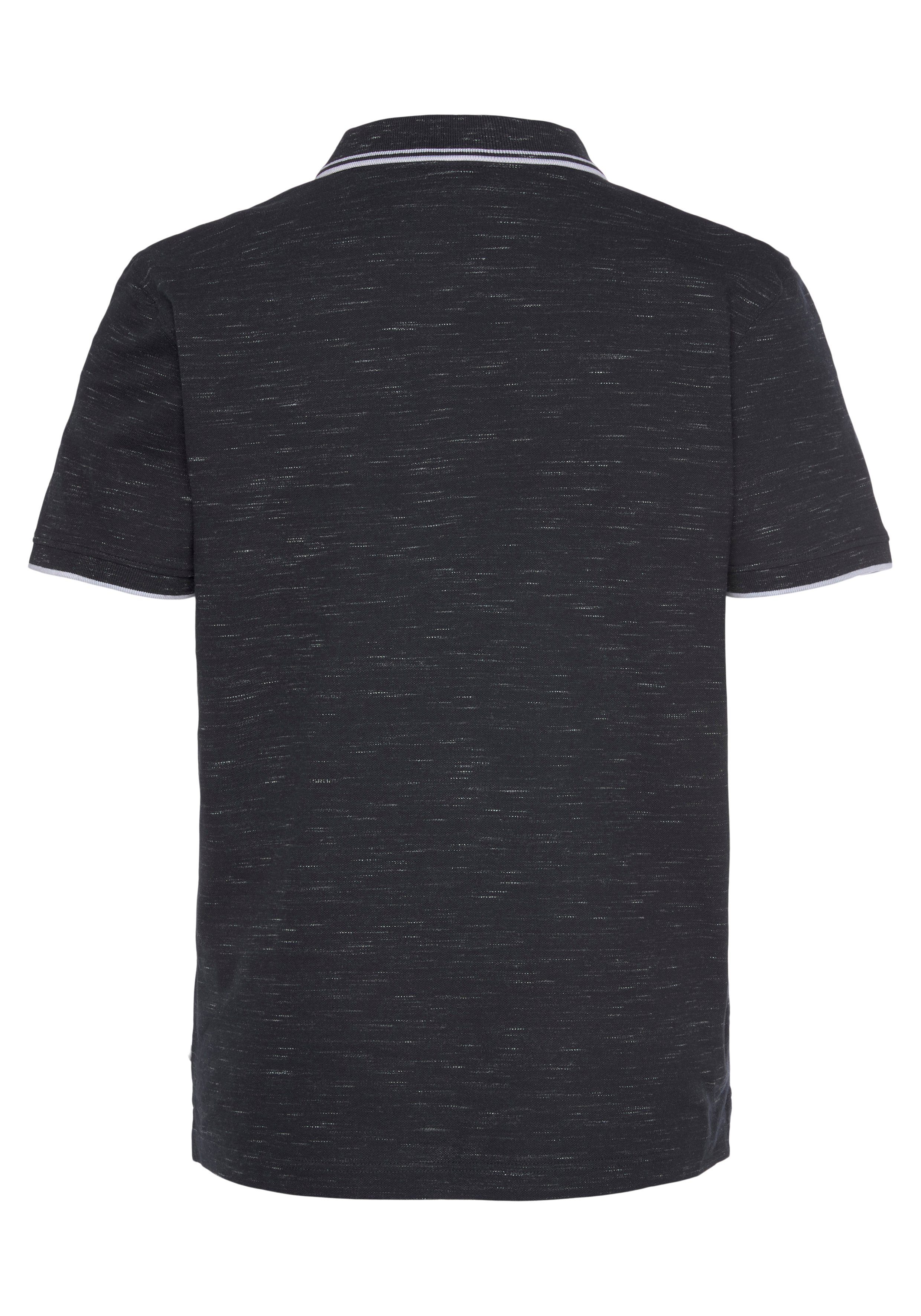 H.I.S Poloshirt korte mouwen, smal gesneden, met polokraag