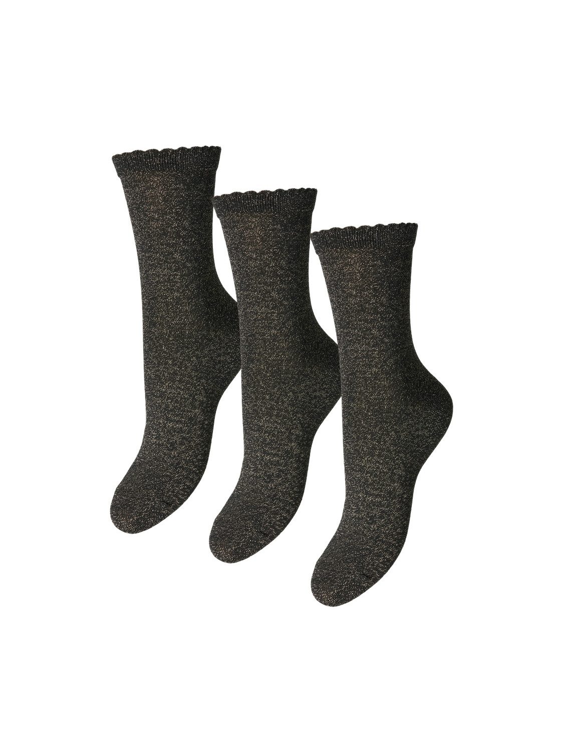 Pieces Sokken PCSEBBY GLITTER LONG 3-PACK SOCKS NOOS (set 3 paar)