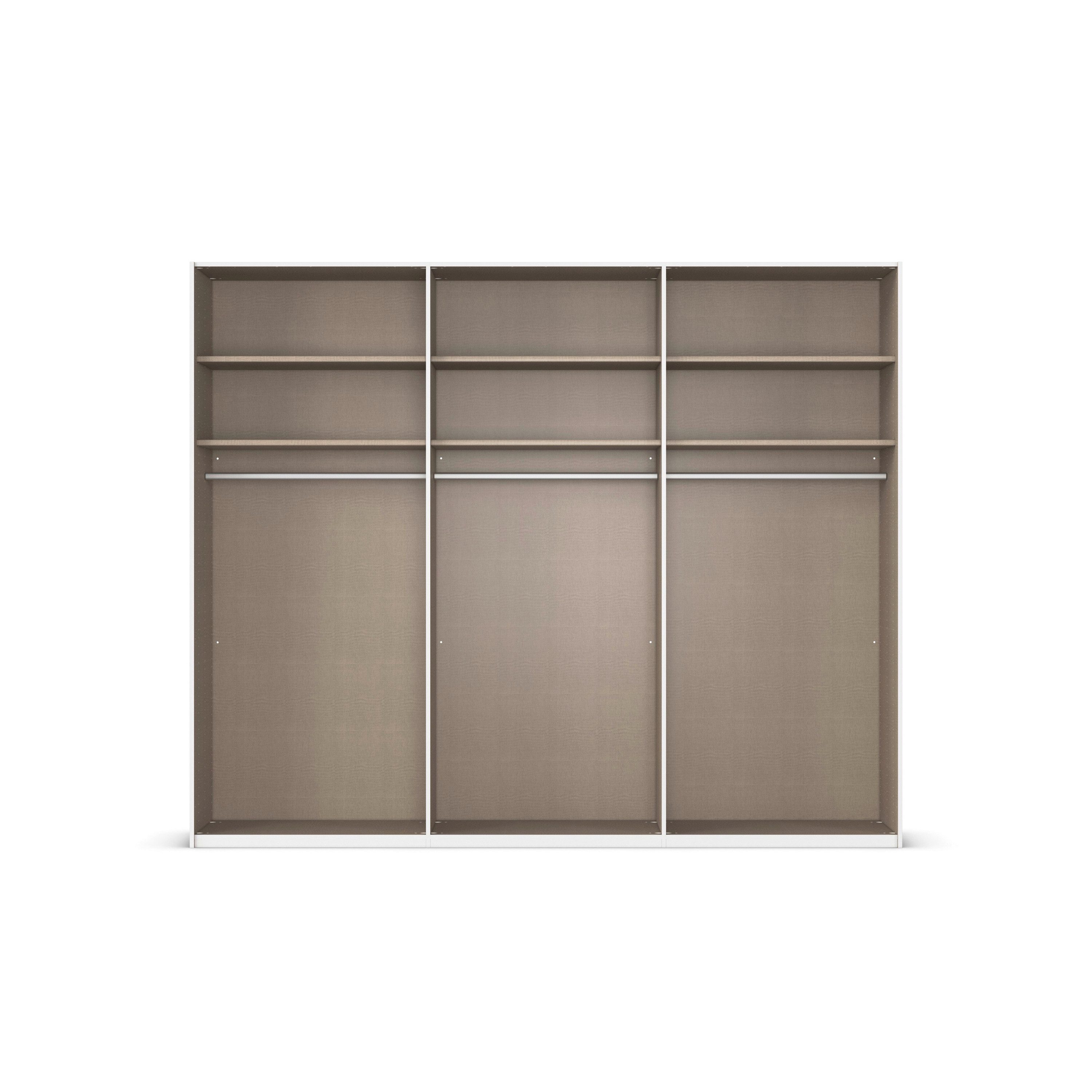rauch Schuifdeurkast Kledingkast kast garderobe slaapkamerkast SCALE-LINE edel uiterlijk met buikband in corpuskleur decorfront made in germany