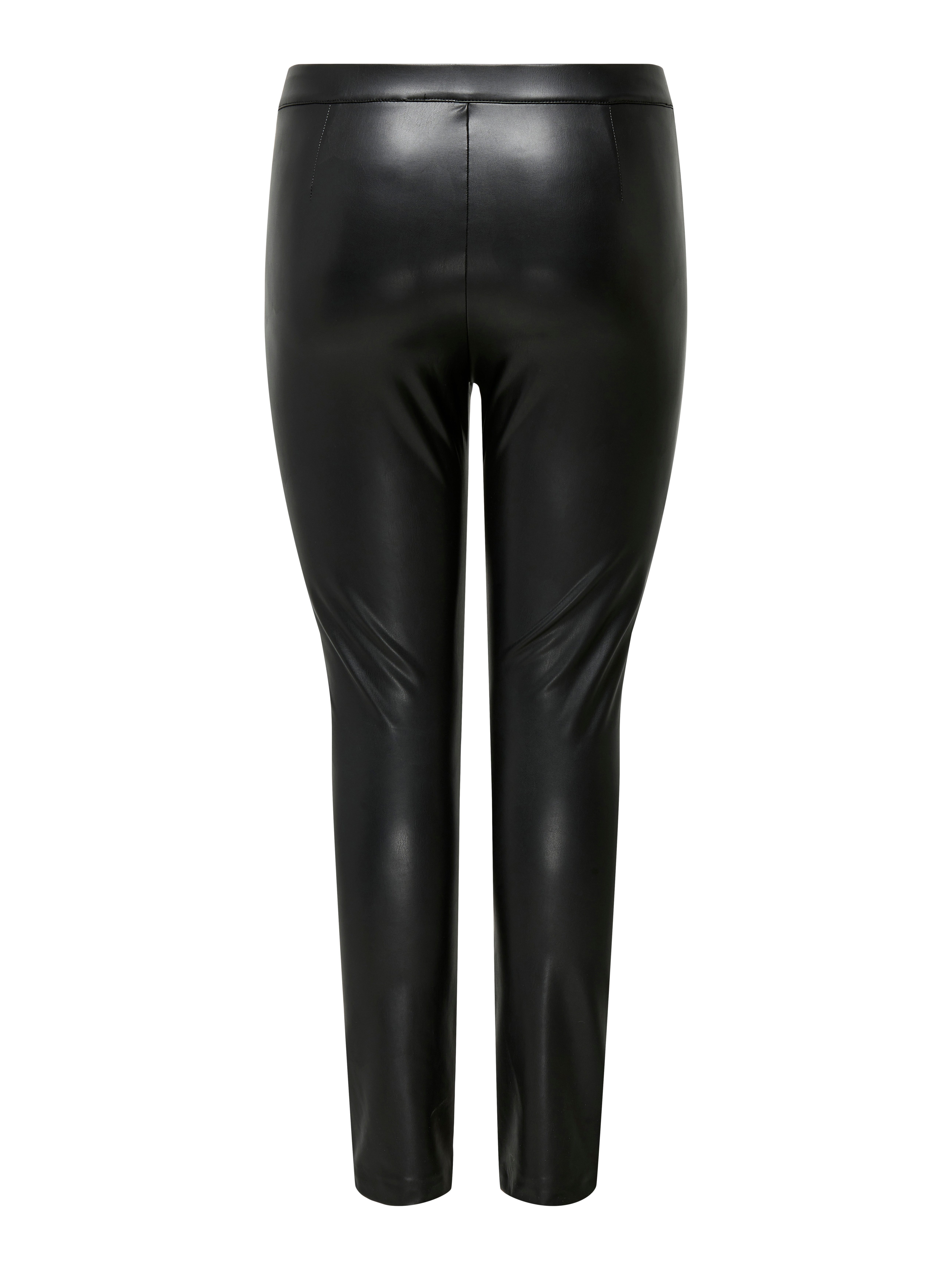 ONLY CARMAKOMA Imitatieleren broek CARJESSIE FAUX LEATHER LEGGING OTW NOOS