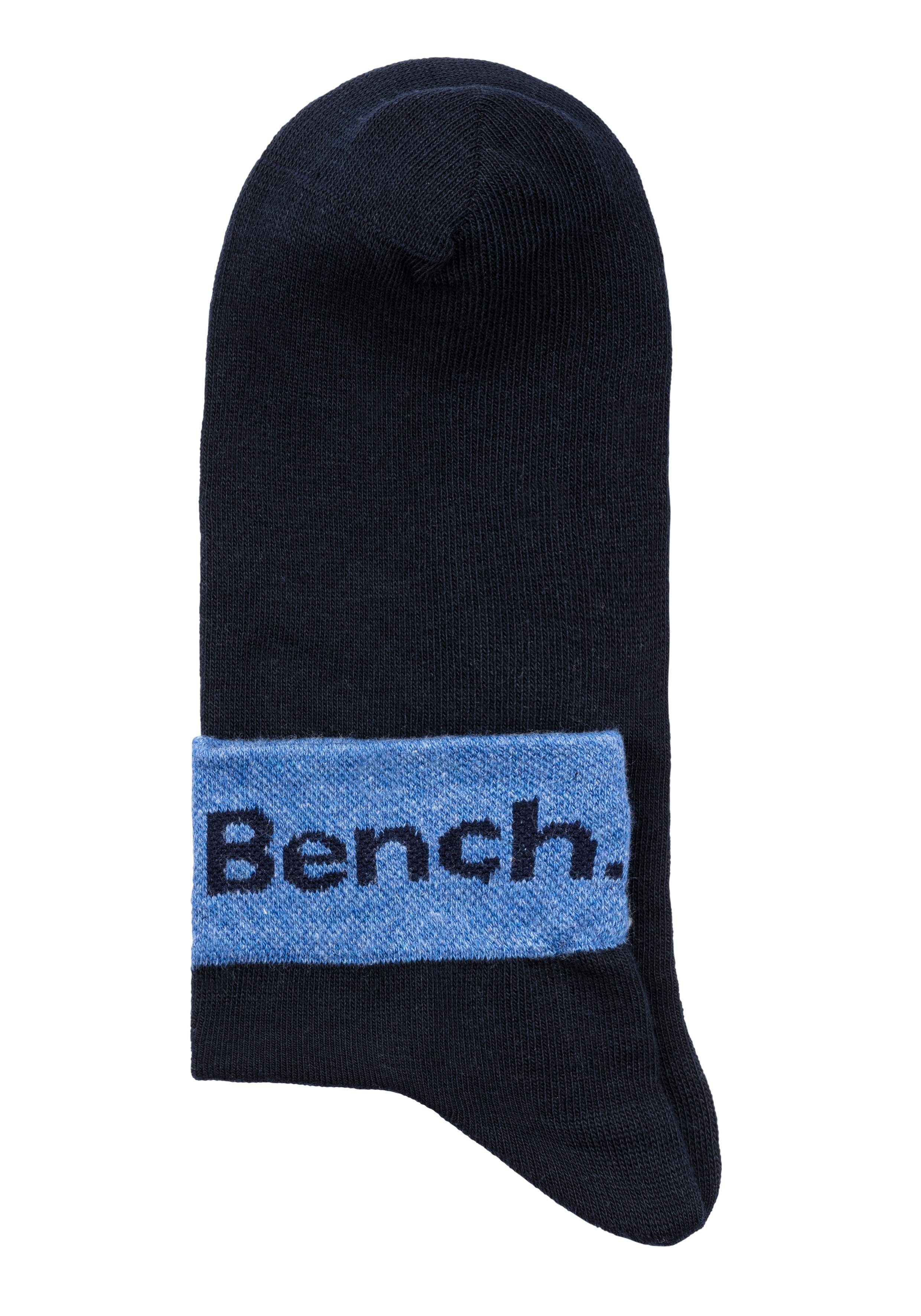 Bench. Korte sokken met ingebreid opschrift bij de boord (set, 8 paar)