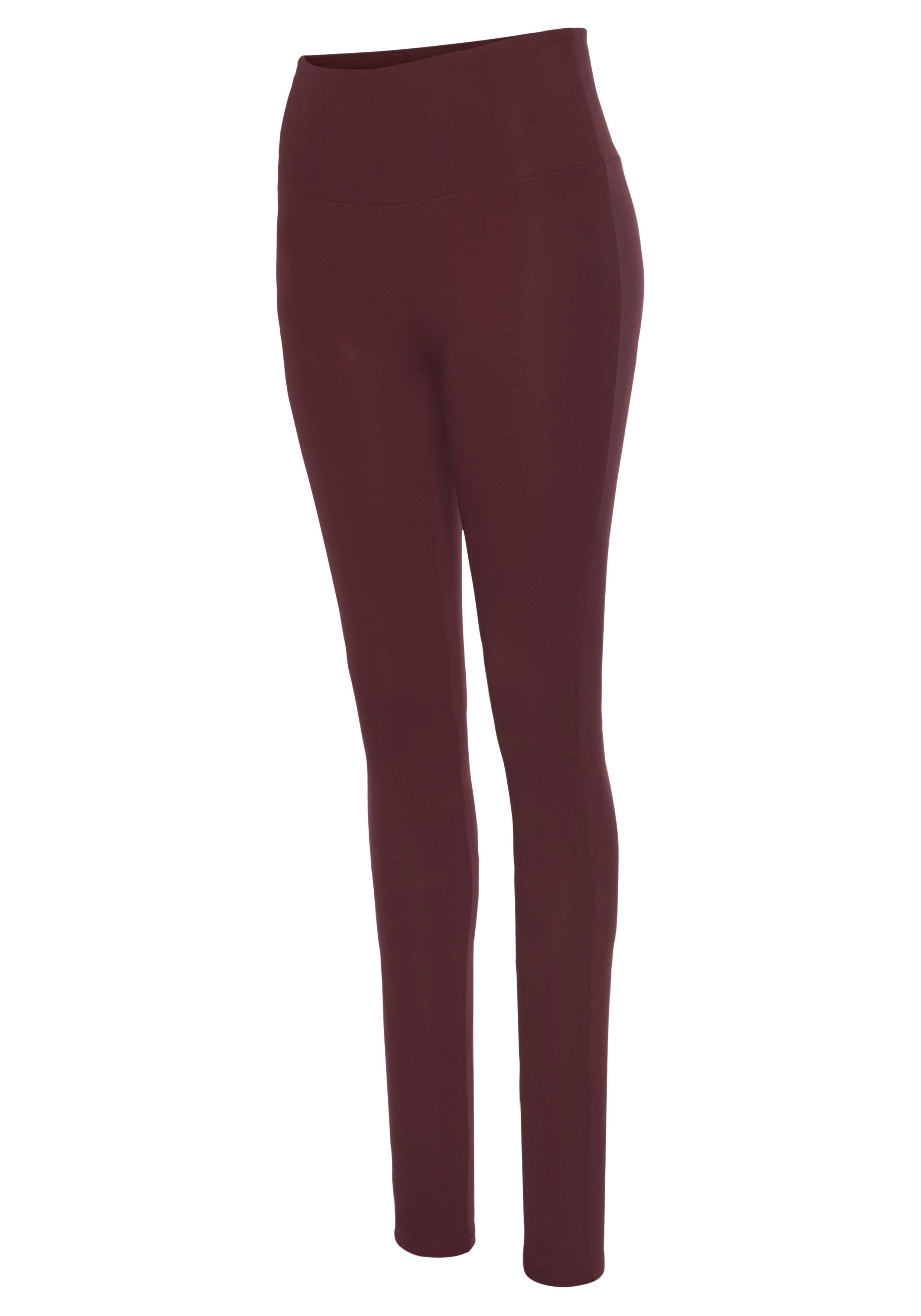 Lascana Legging met brede boord, loungewear