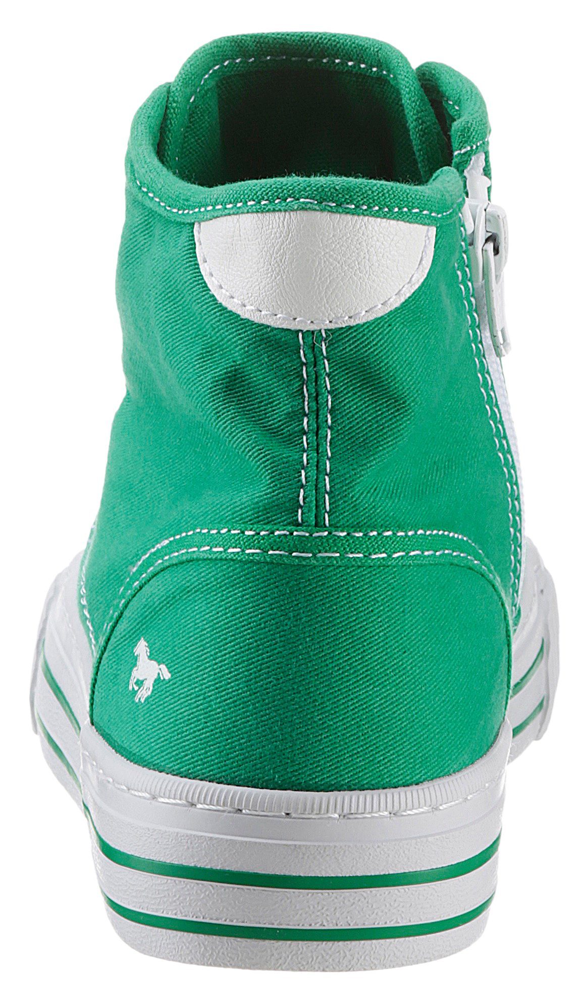 Mustang Shoes Hoge veterschoenen High-Top-Sneaker, Vrijetijdsschoen, plateau, high top-sneaker, vrijetijdsschoen met binnenrits